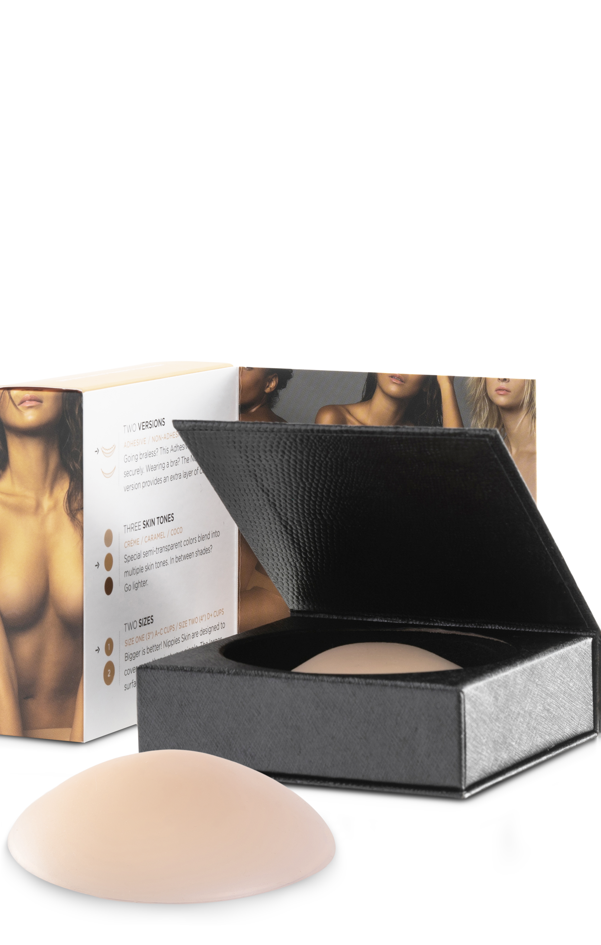 B-Six Nippies Skin Adhesive Nipple Covers - Invisifeel Matte Silicone