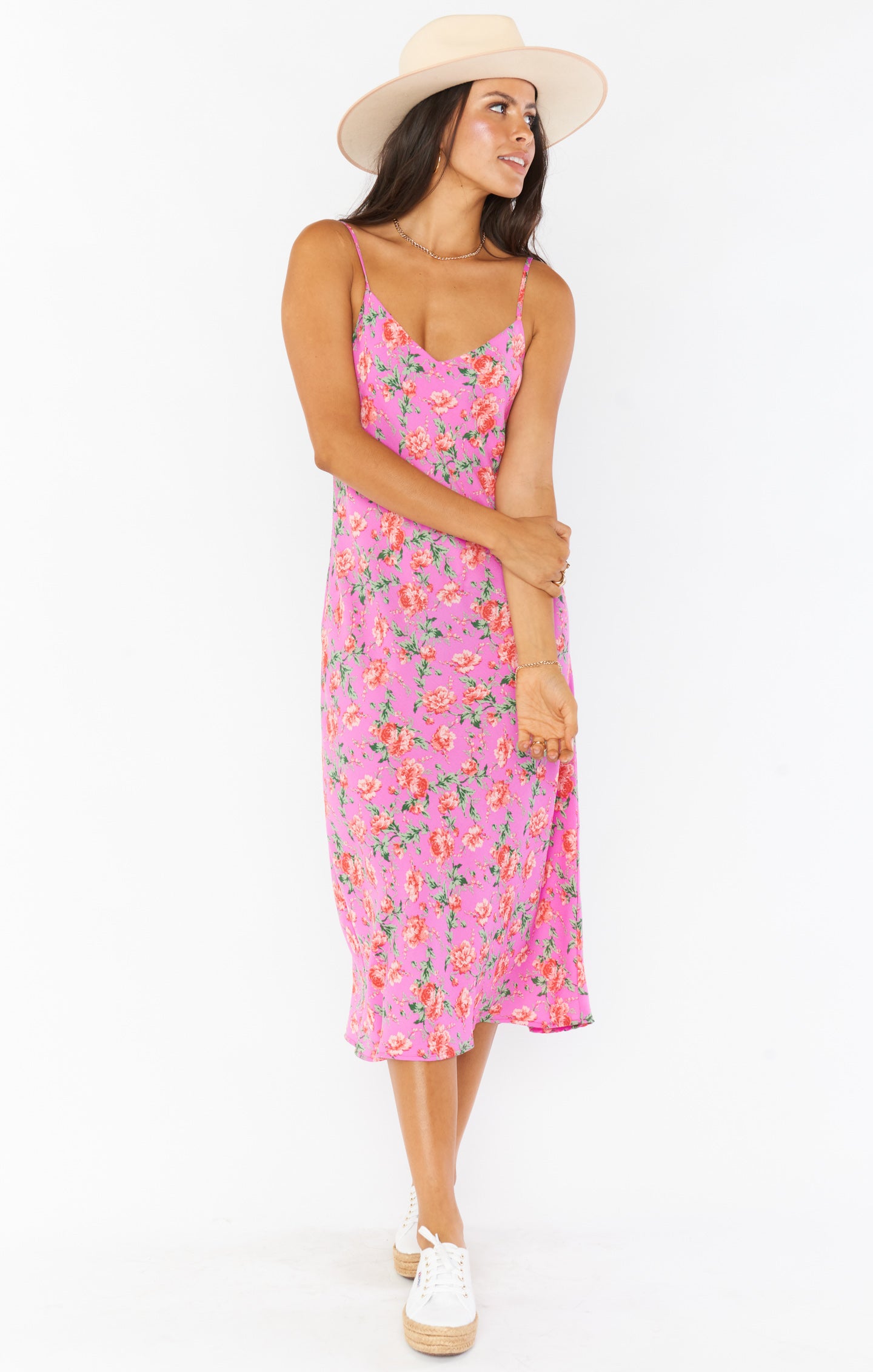 Floral V-Neck Slip Dress - Zio by Chantelle