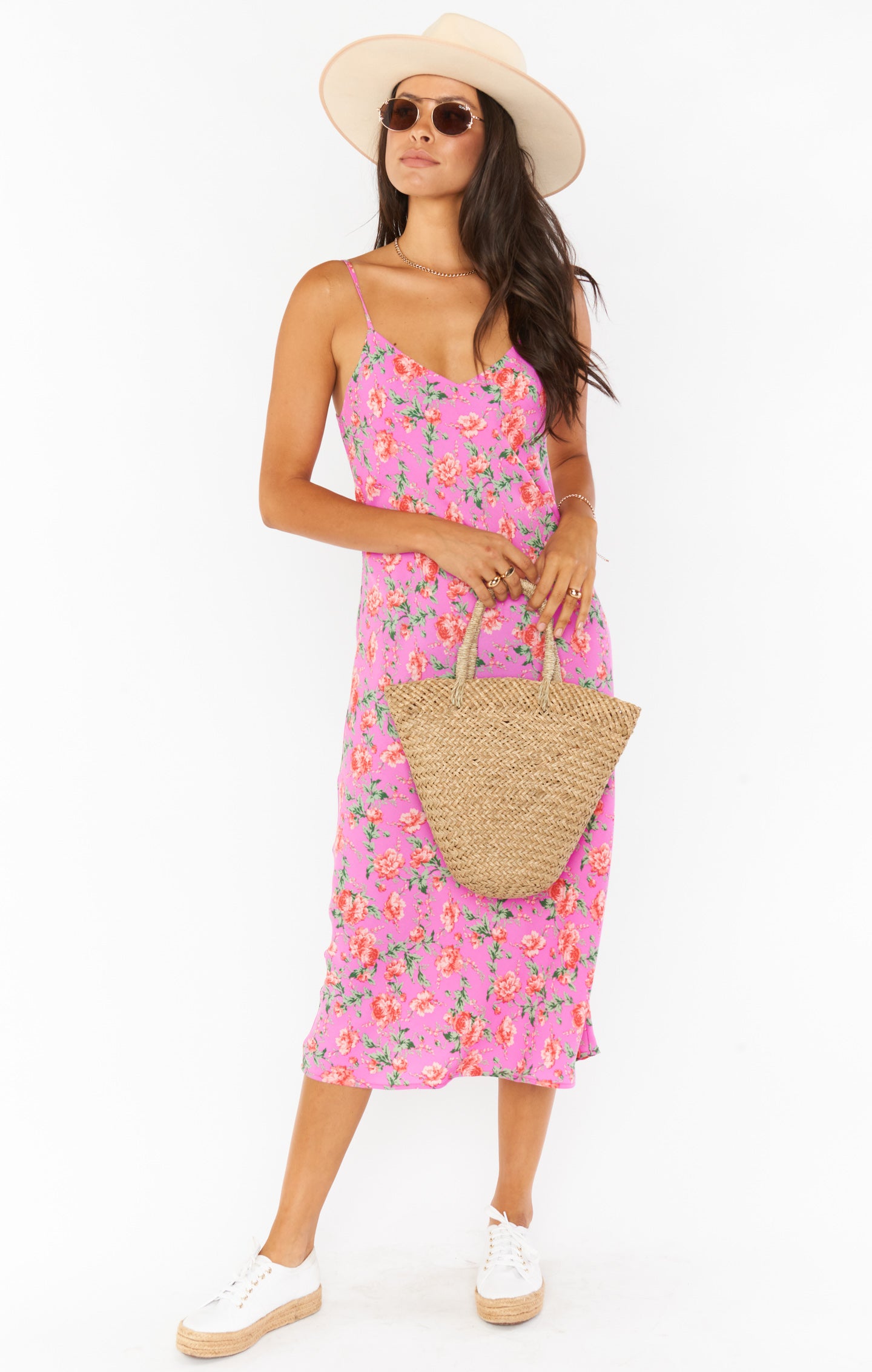 Floral V-Neck Slip Dress - Zio by Chantelle