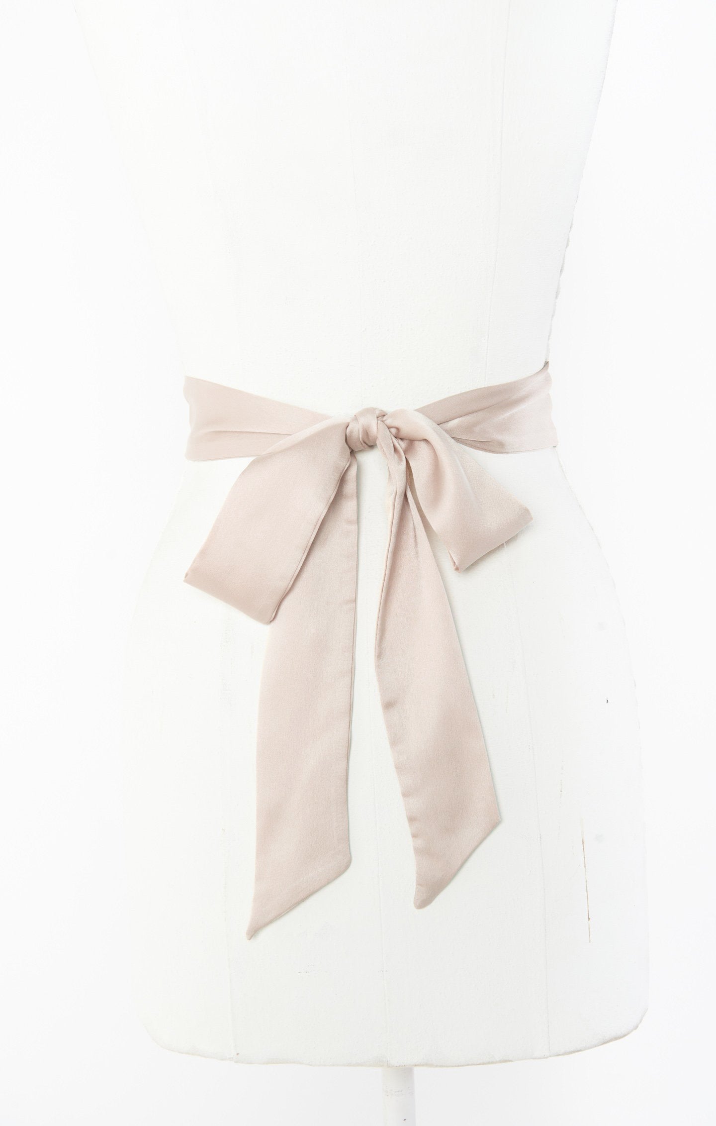 Bridesmaid Sash - Luxe Satin Show Me The Ring Design