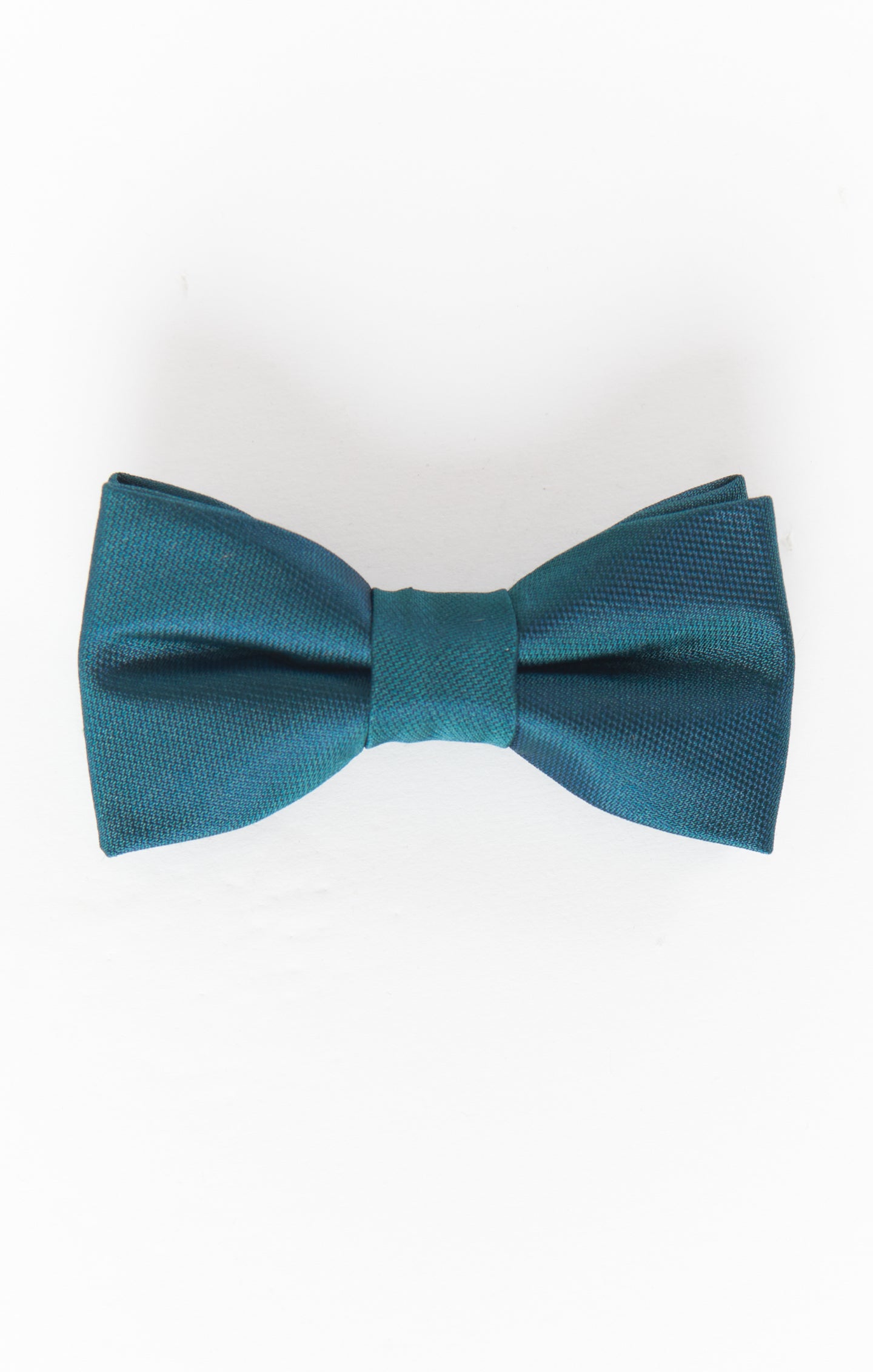 Kids Clip-On Bow Tie - Emerald Green Solid for Boys