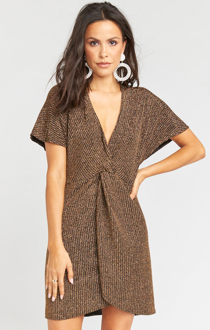 Twisted Mini Dress - Stylish & Unique Bodycon Dress