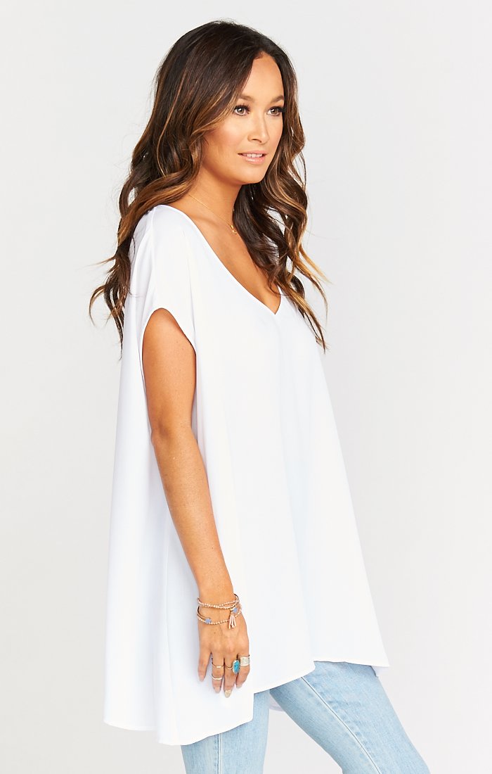 Soaree Chiffon Tunic Top - Wrinkle-Free & Versatile