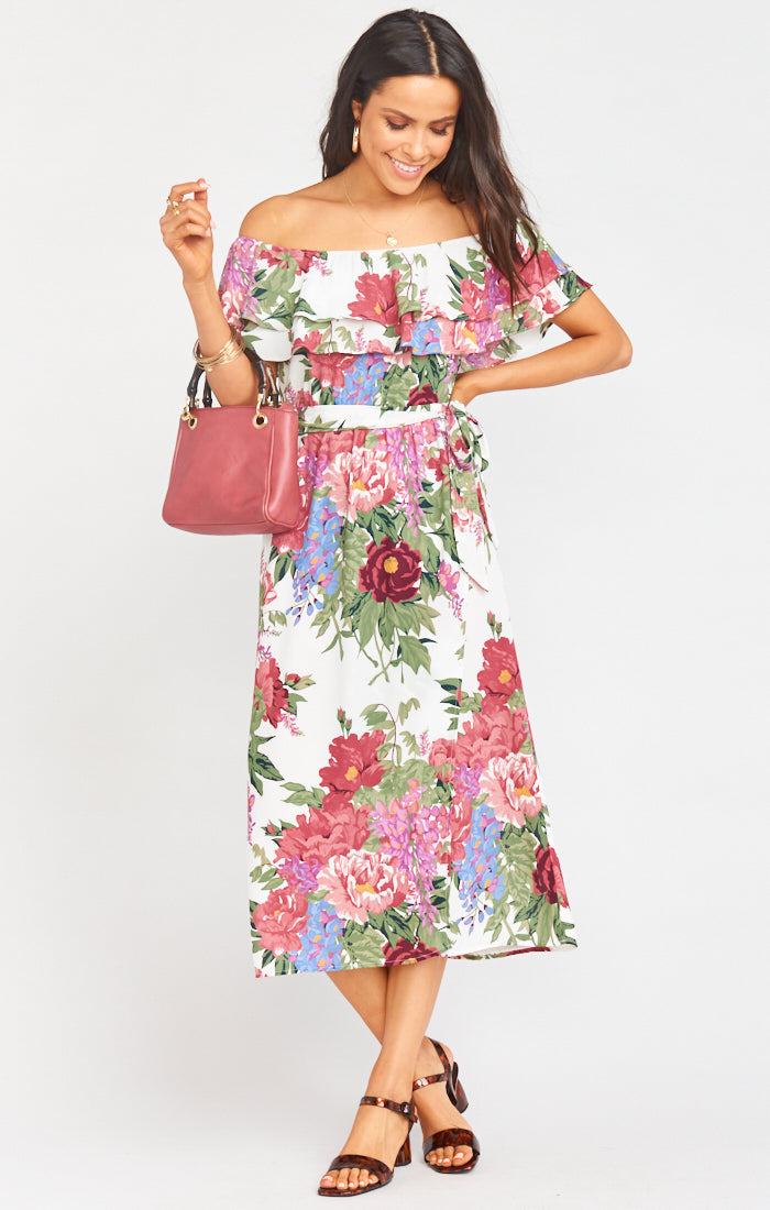 Rosie Cotton Strapless Dress - Made in USA