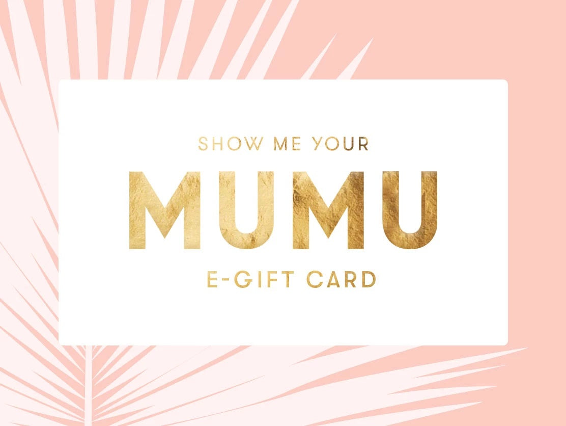 Digital Gift Card - Email Delivery, No Fees | Mumu Mu