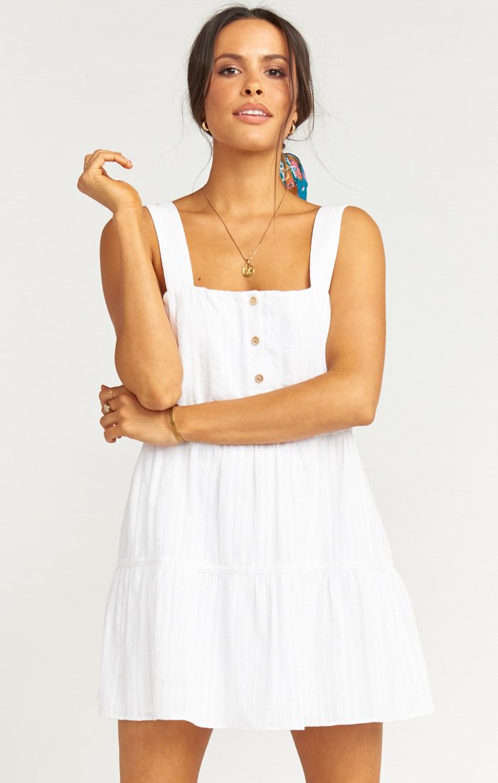 Marisa Button-Front Viscose Dress | Bra Friendly & Lined