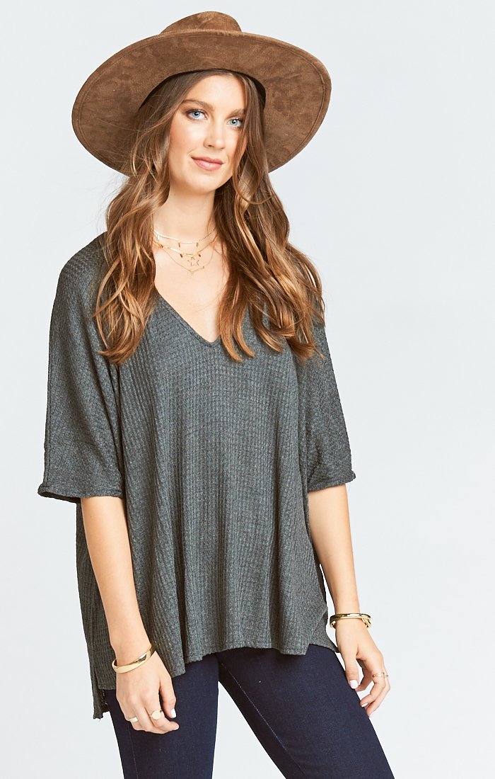 Murray V-Neck Tunic Top - Wrinkle-Resistant & Versatile