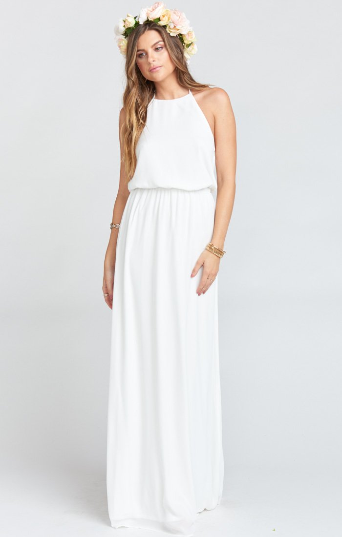 Heather Halter Neck Summer Dress