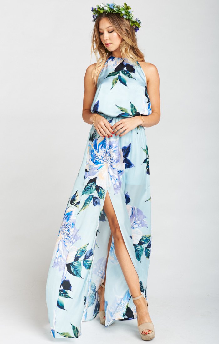 Heather Halter Neck Summer Dress