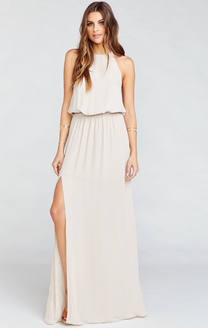 Heather Halter Neck Summer Dress