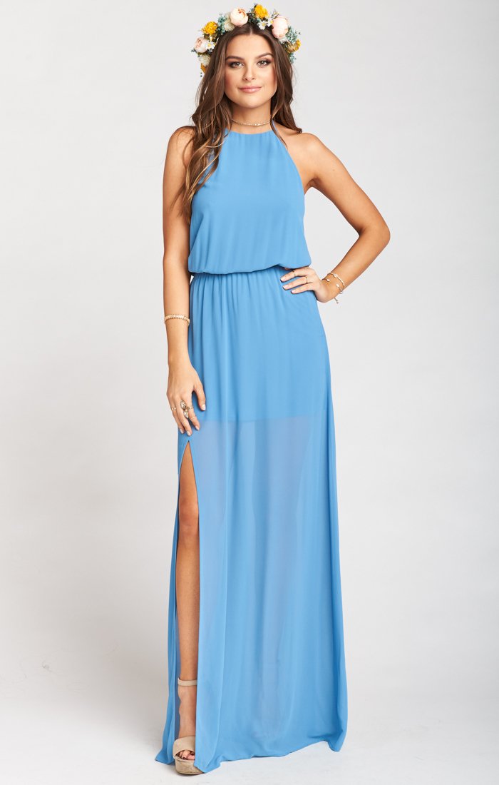 Heather Halter Neck Summer Dress