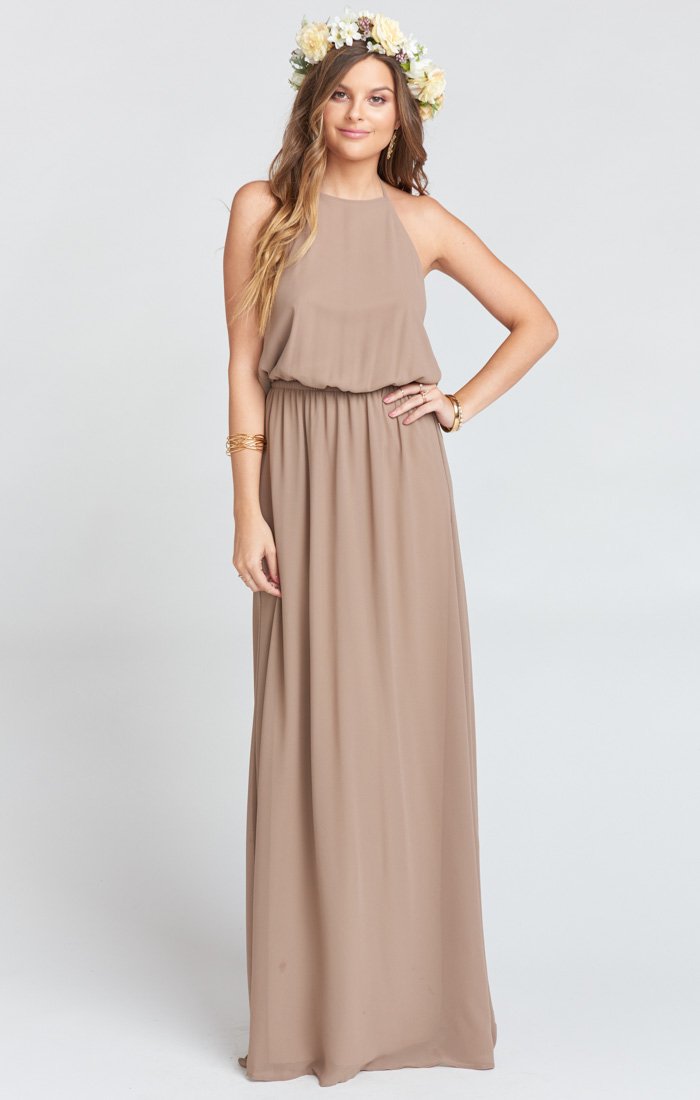 Heather Halter Neck Summer Dress