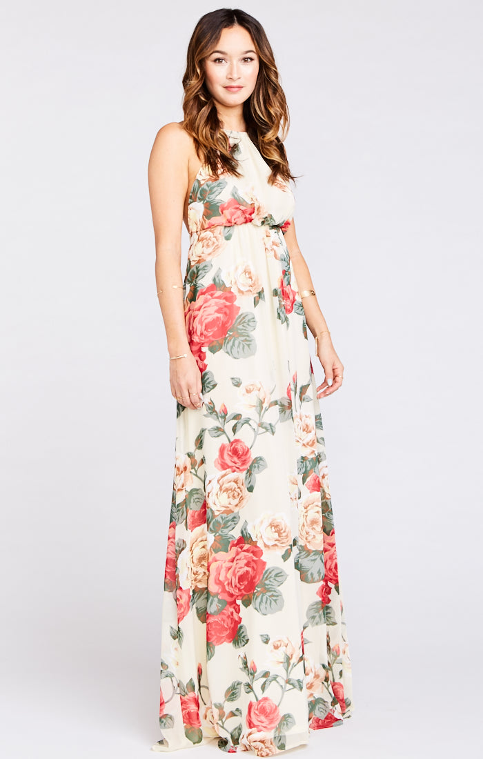 Amanda Floral Maxi Dress - Elegant Summer Midi Dress