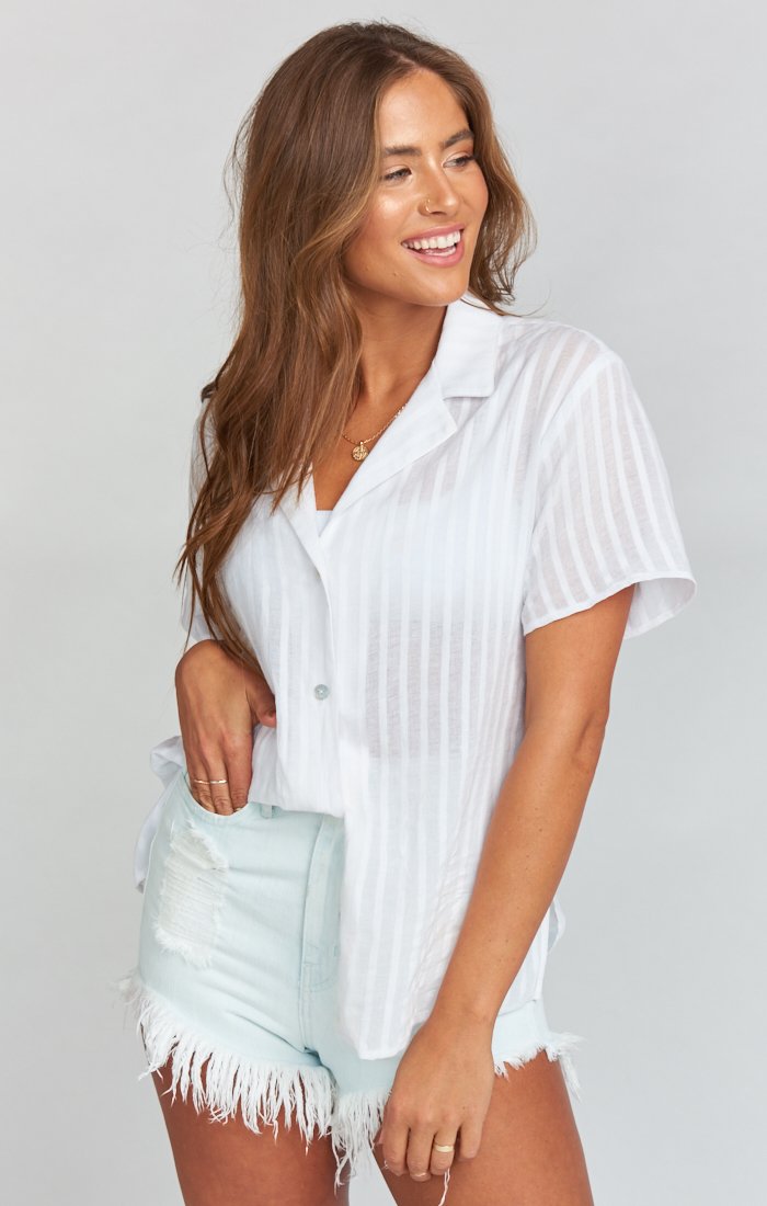 Women's Maui Top | Flowy Summer Blouse | Boho Beach Shirt