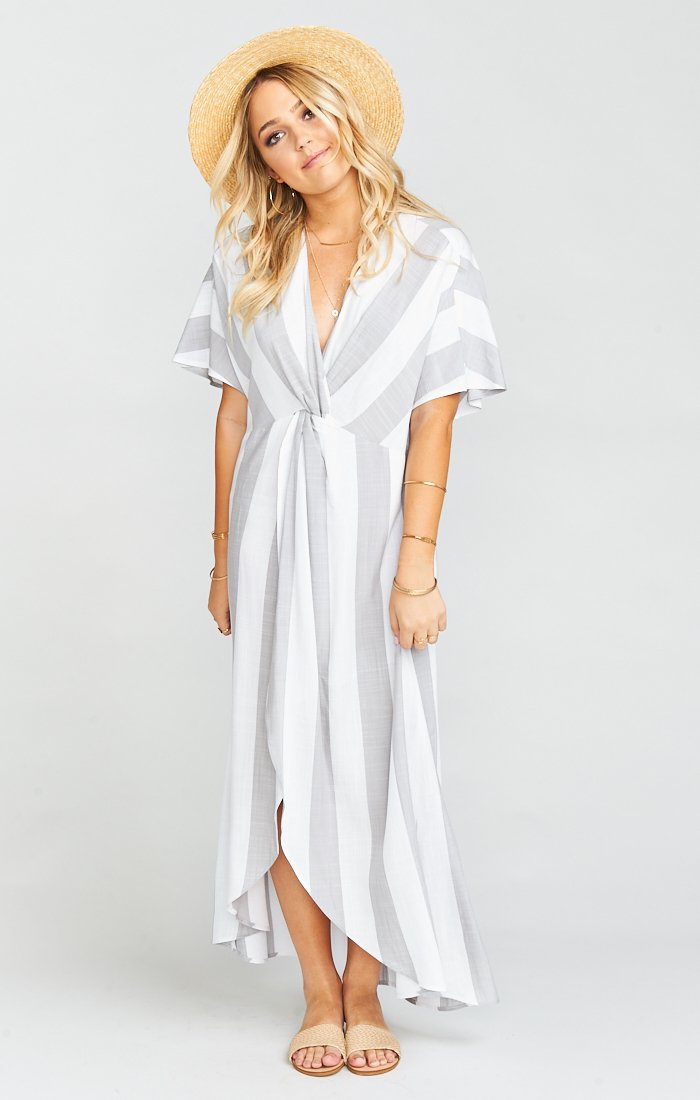 Twisted Maxi Dress - Flowy Summer Dress for Women