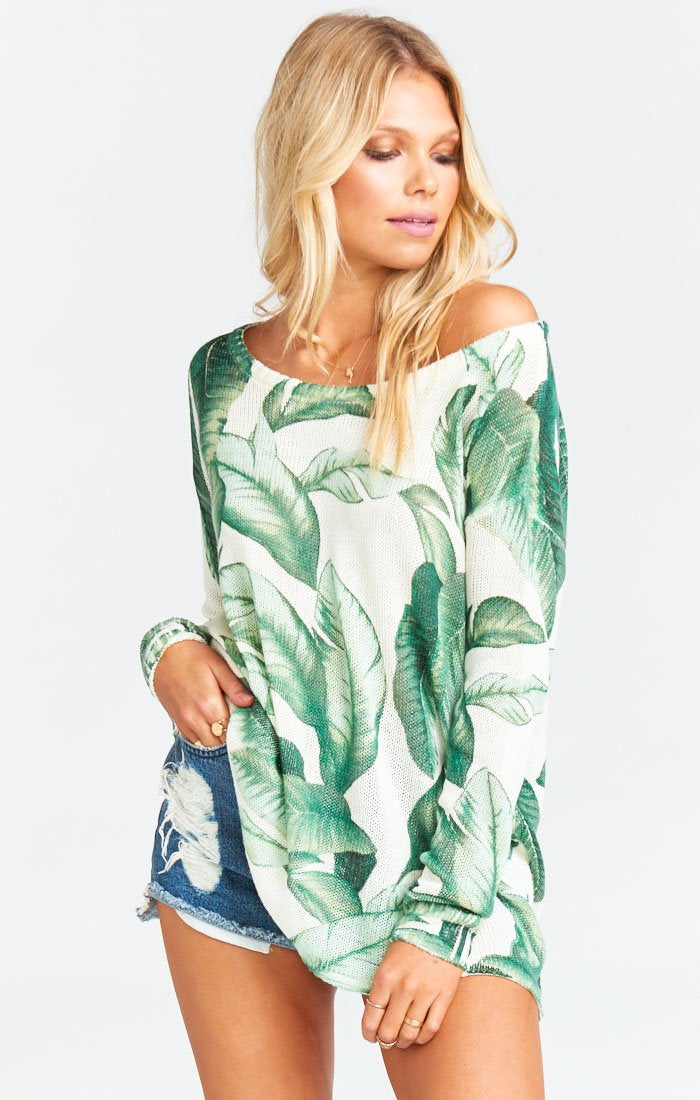 Ryan Rene Reversible V-Neck Sweater