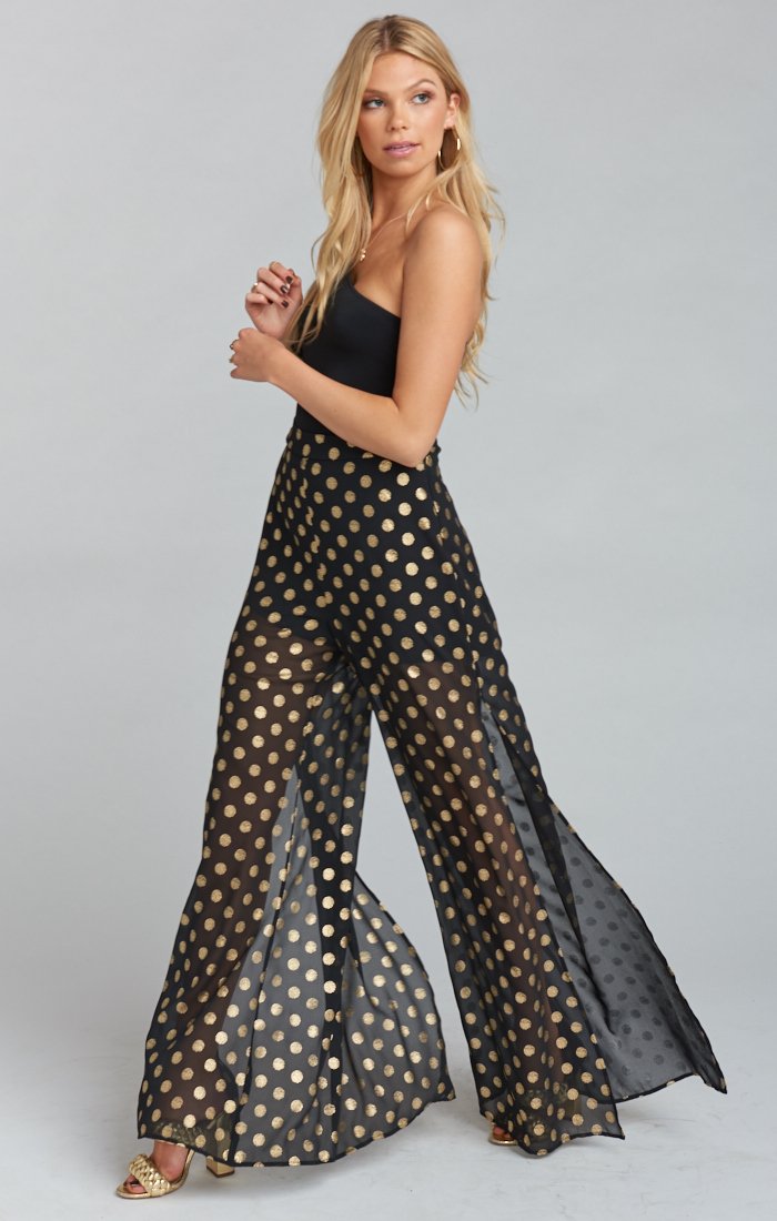 Campbell High Slit Women's Pants - Elegant & Stylish