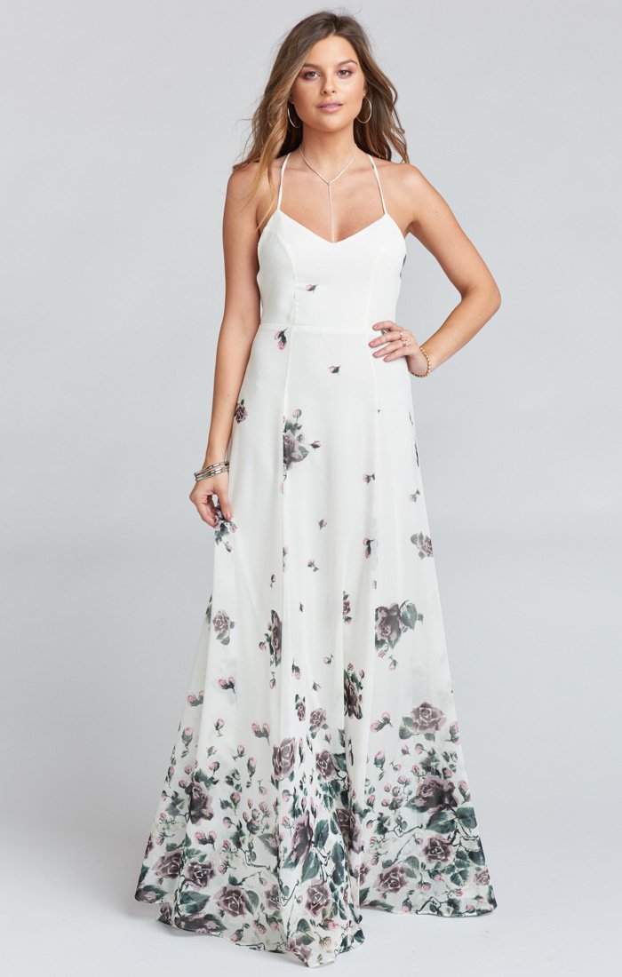 Godshaw Elegant Goddess Maxi Dress for Women