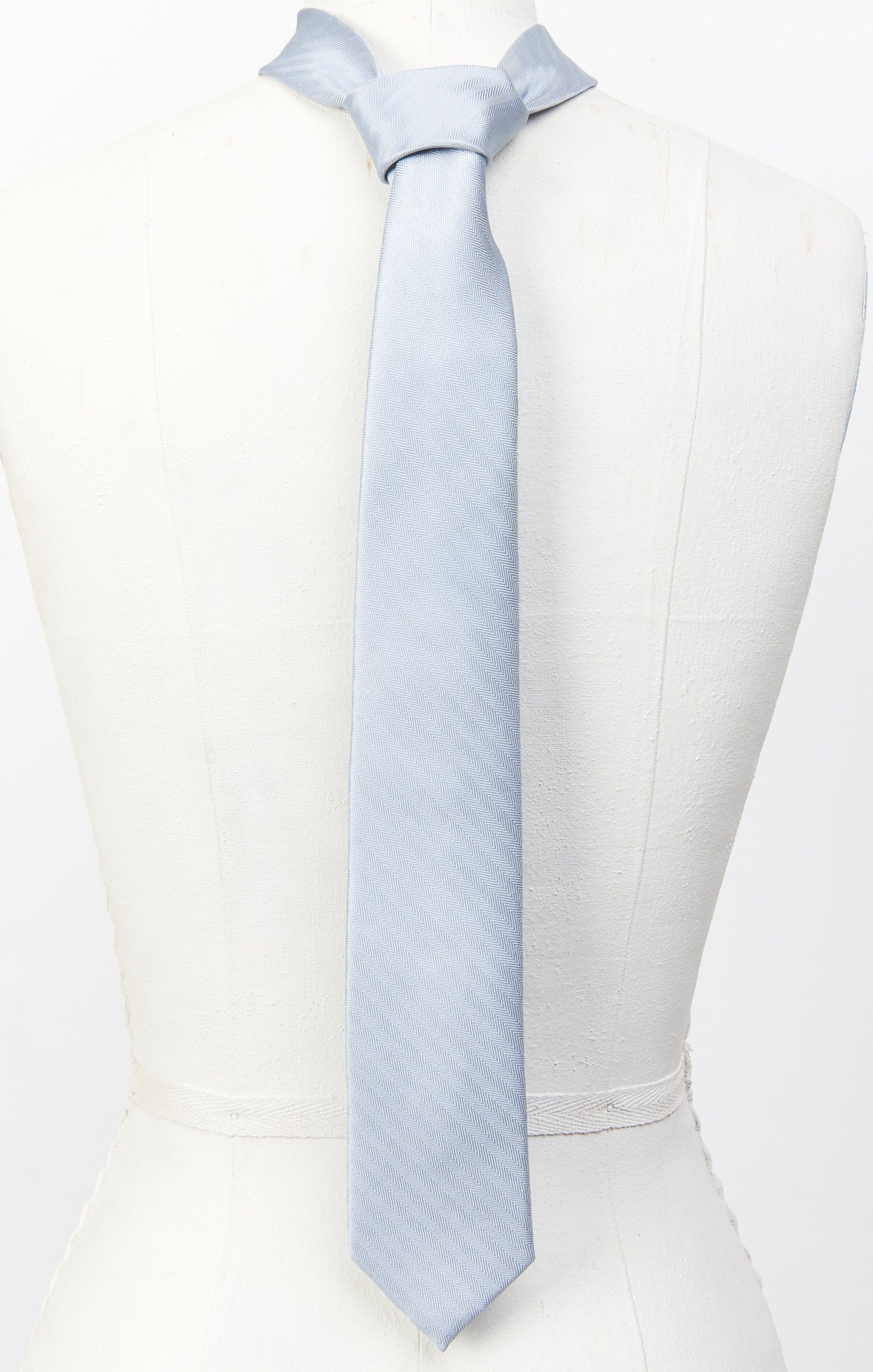Steel Blue Nico Neck Tie for Men - Solid Color Formal Accessory
