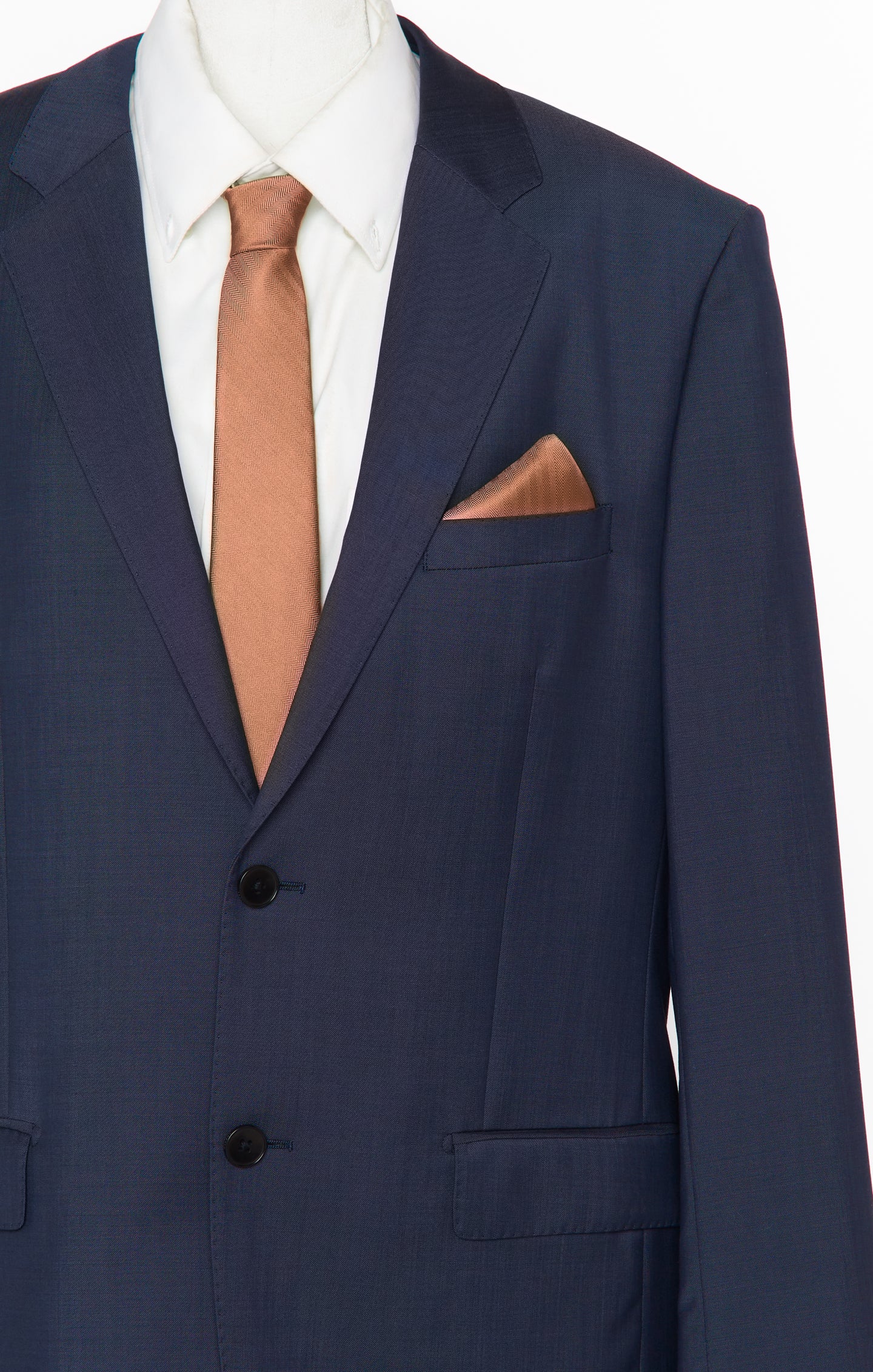 Nico Copper Solid Neck Tie for Groomsmen & Weddings