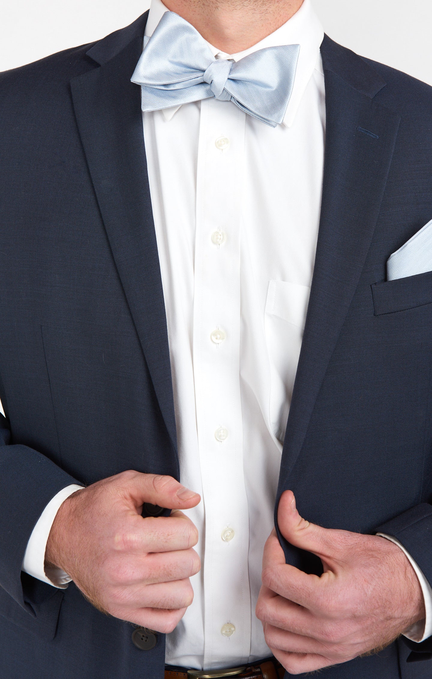 Steel Blue Josh Bow Tie for Weddings & Formal Events