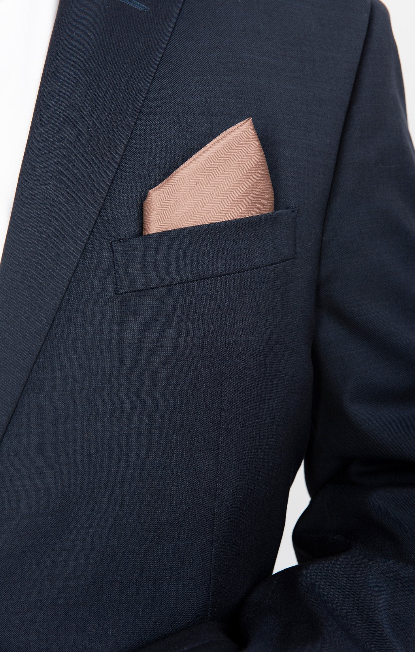 Sam Solid Dune Pocket Square for Men - Stylish Wedding Accessory