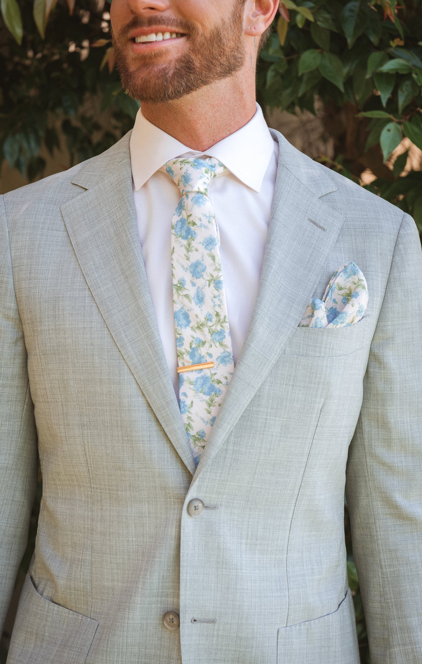 Nico Rose Neck Tie for Weddings & Formal Events