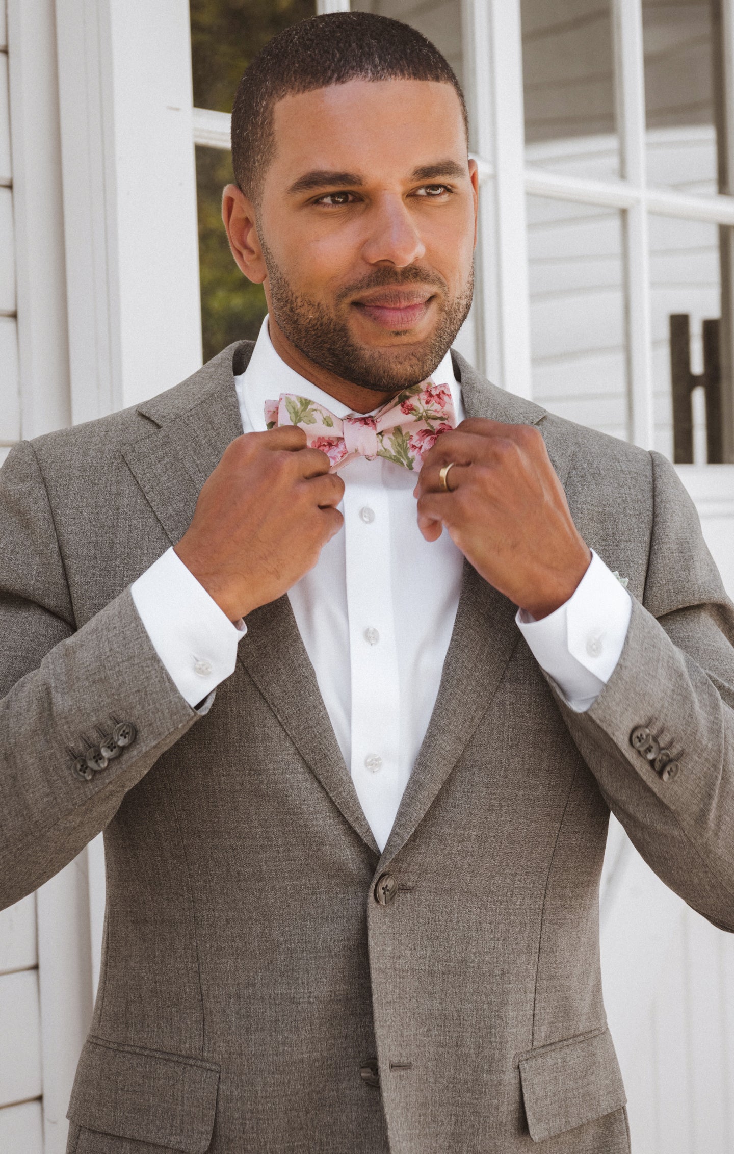 Josh Bow Tie for Weddings - Garden Romantic Formal Accessory