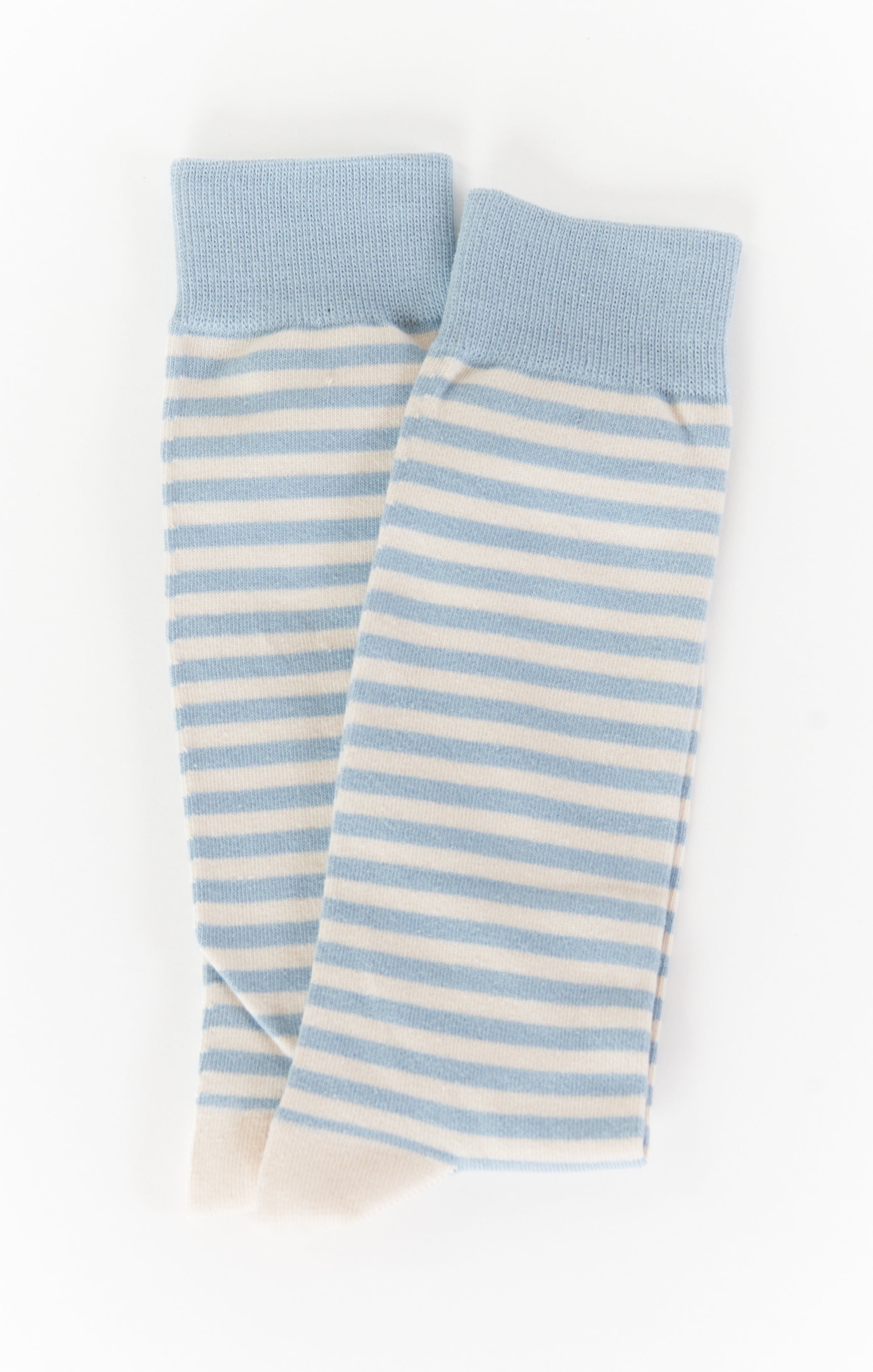 Men's Steel Blue Stripe Owen Socks for Groomsmen & Weddings
