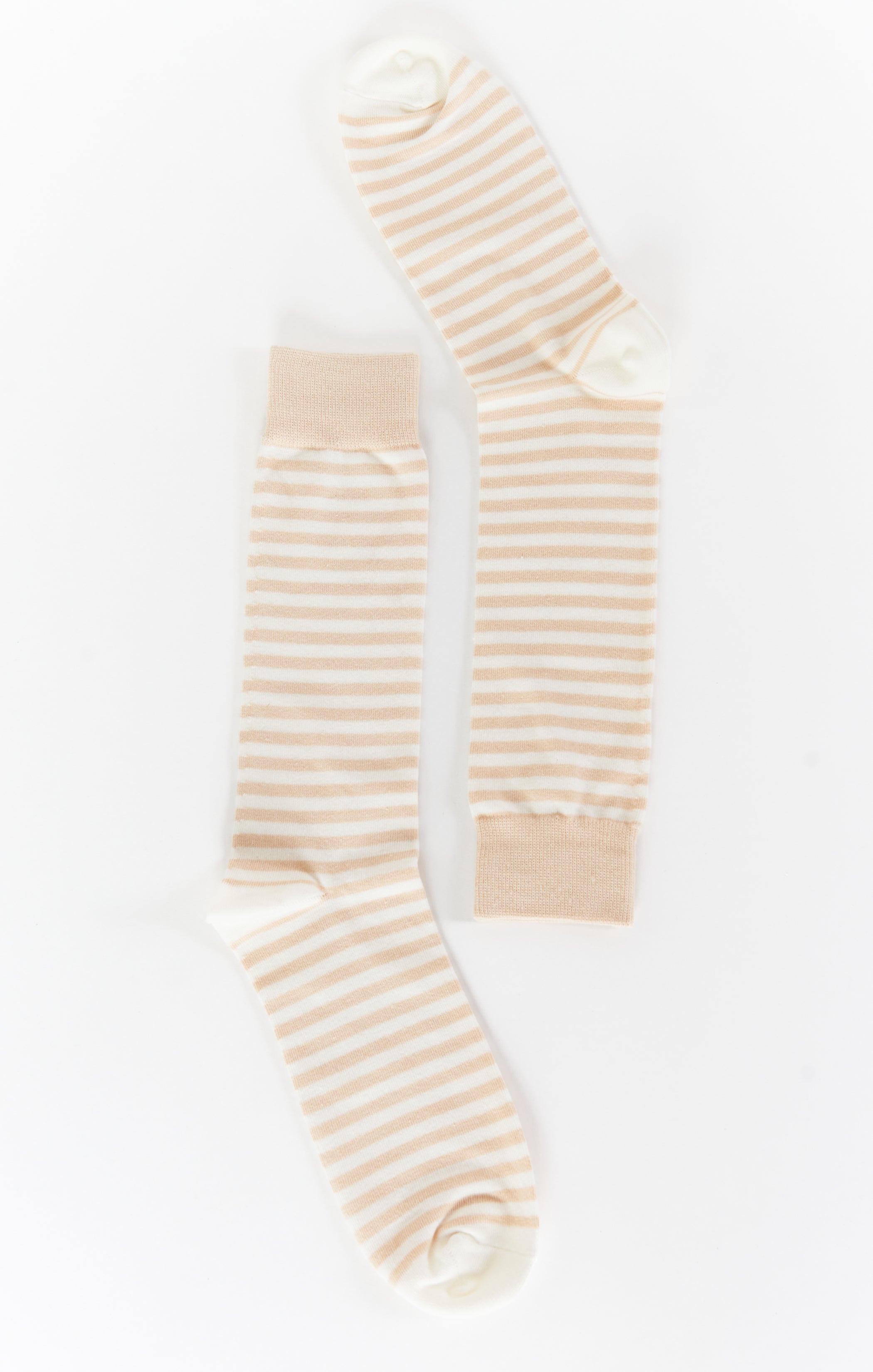 Men's Champagne Stripe Dress Socks - Owen Socks for Groomsmen & Weddings