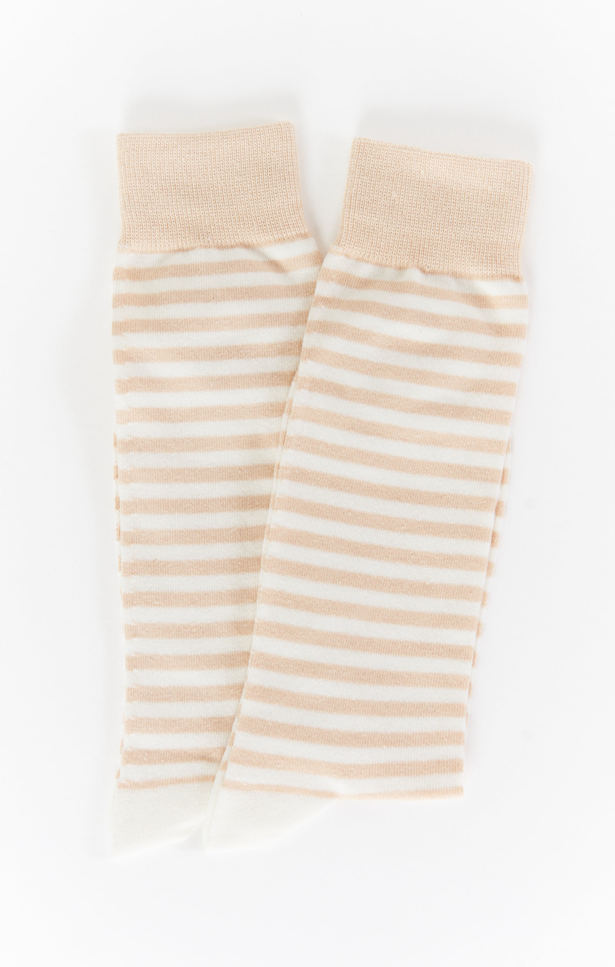 Men's Champagne Stripe Dress Socks - Owen Socks for Groomsmen & Weddings
