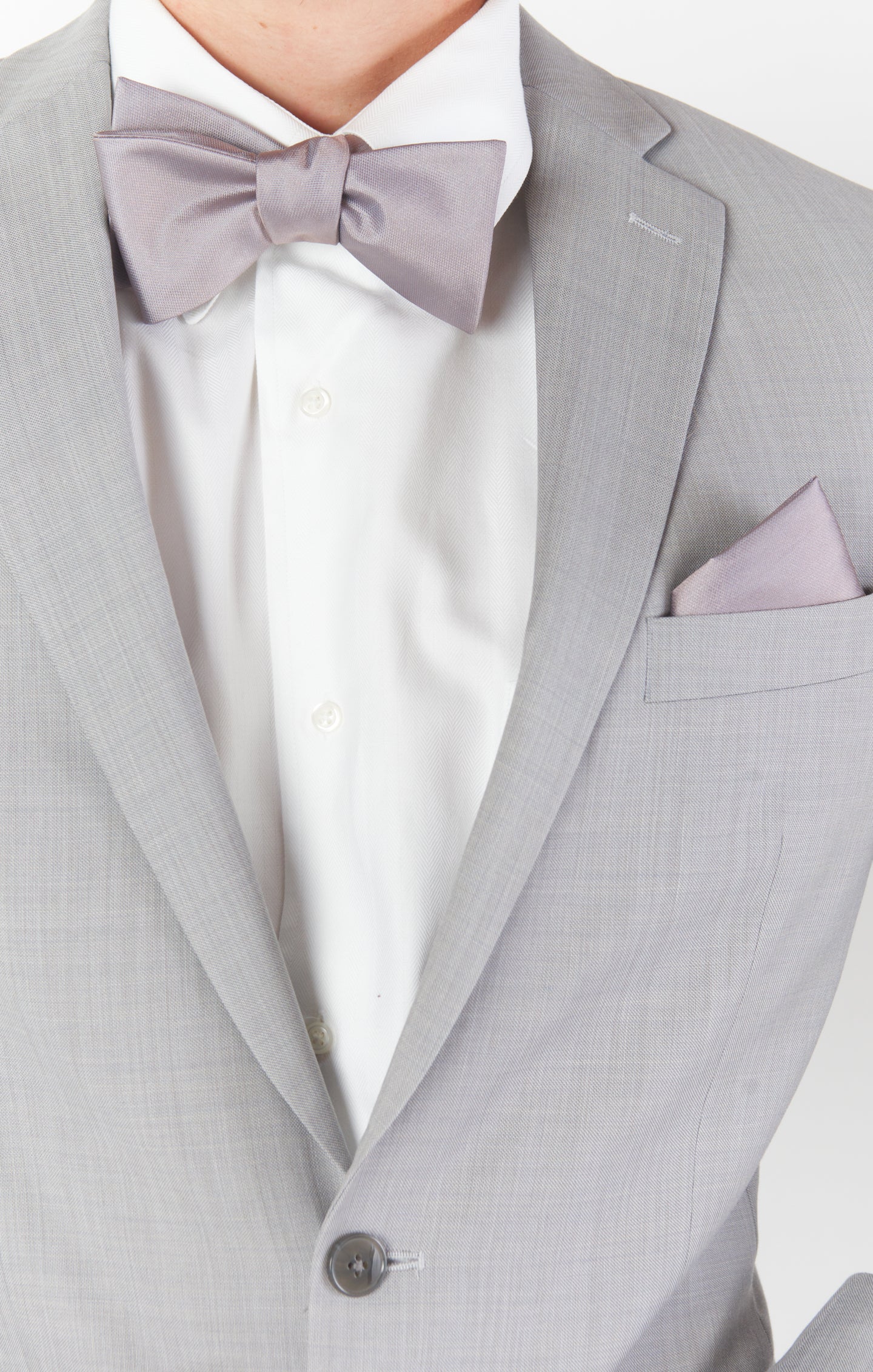 Dusty Purple Sam Pocket Square for Formal Wear