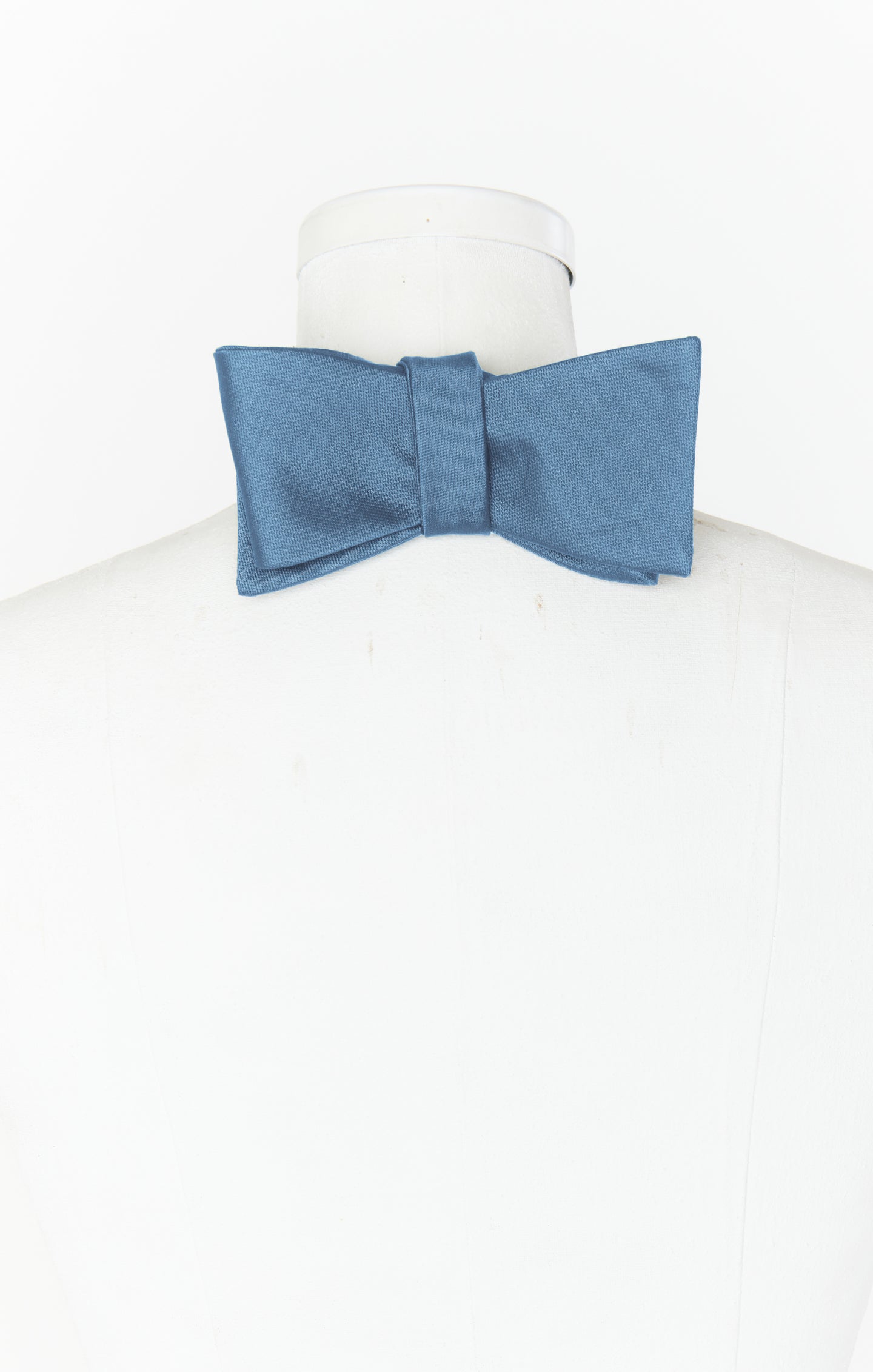 Slate Blue Solid Josh Bow Tie for Weddings & Formal Events