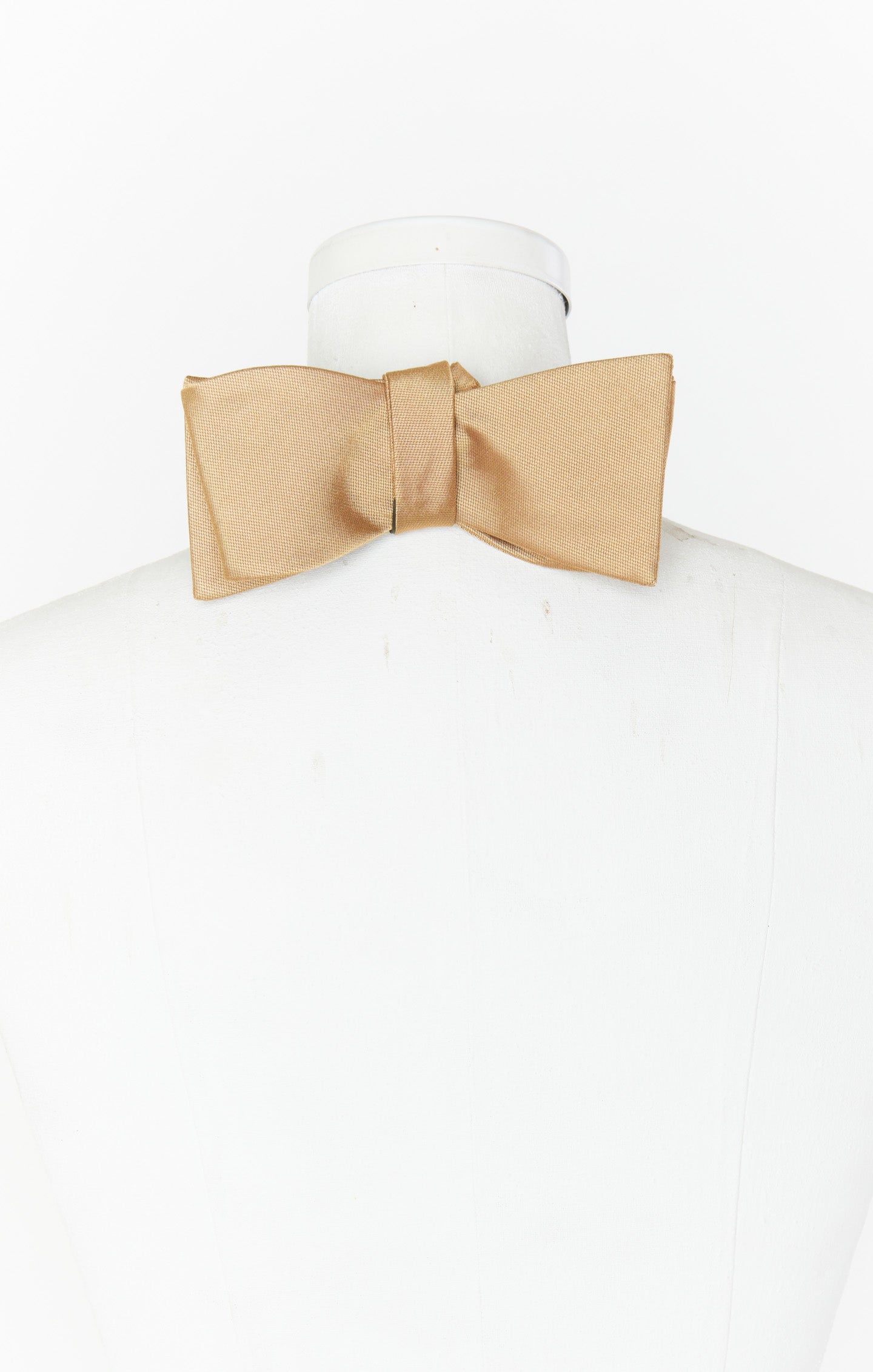 Gold Bow Tie for Men - Josh Solid Formal Wedding Accessory