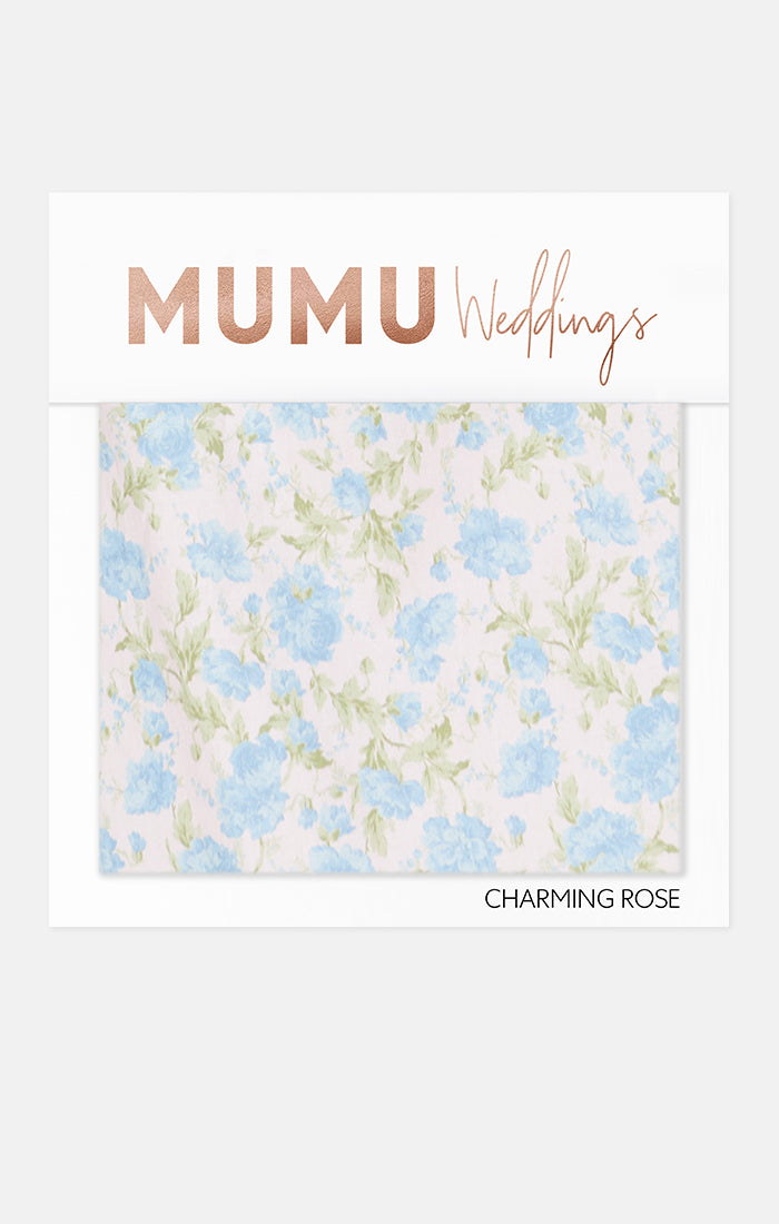 Bridesmaid Fabric Swatch - Charming Rose by Mumu Wedding