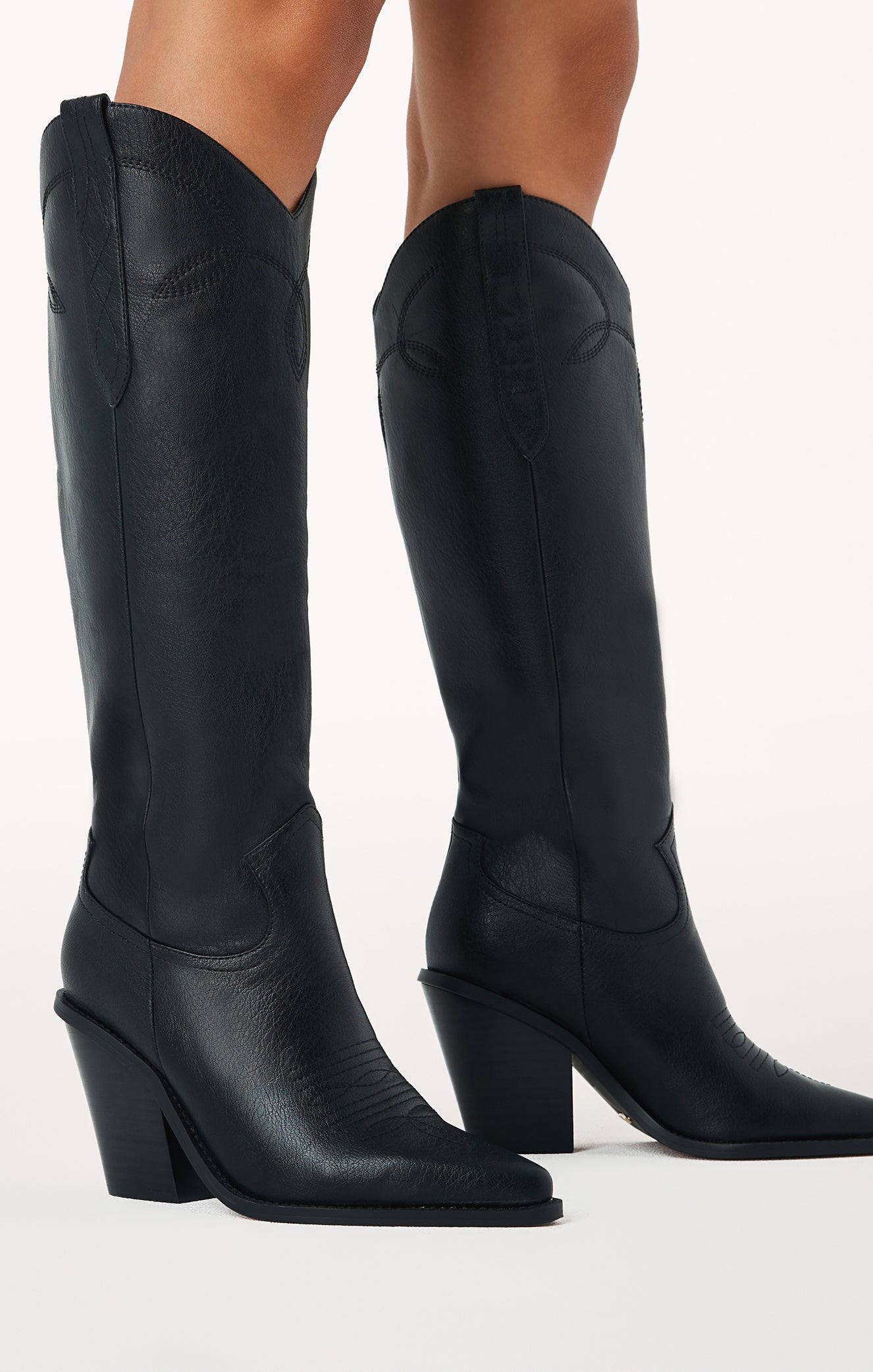 Billini Steele Black Western Cowboy Boots