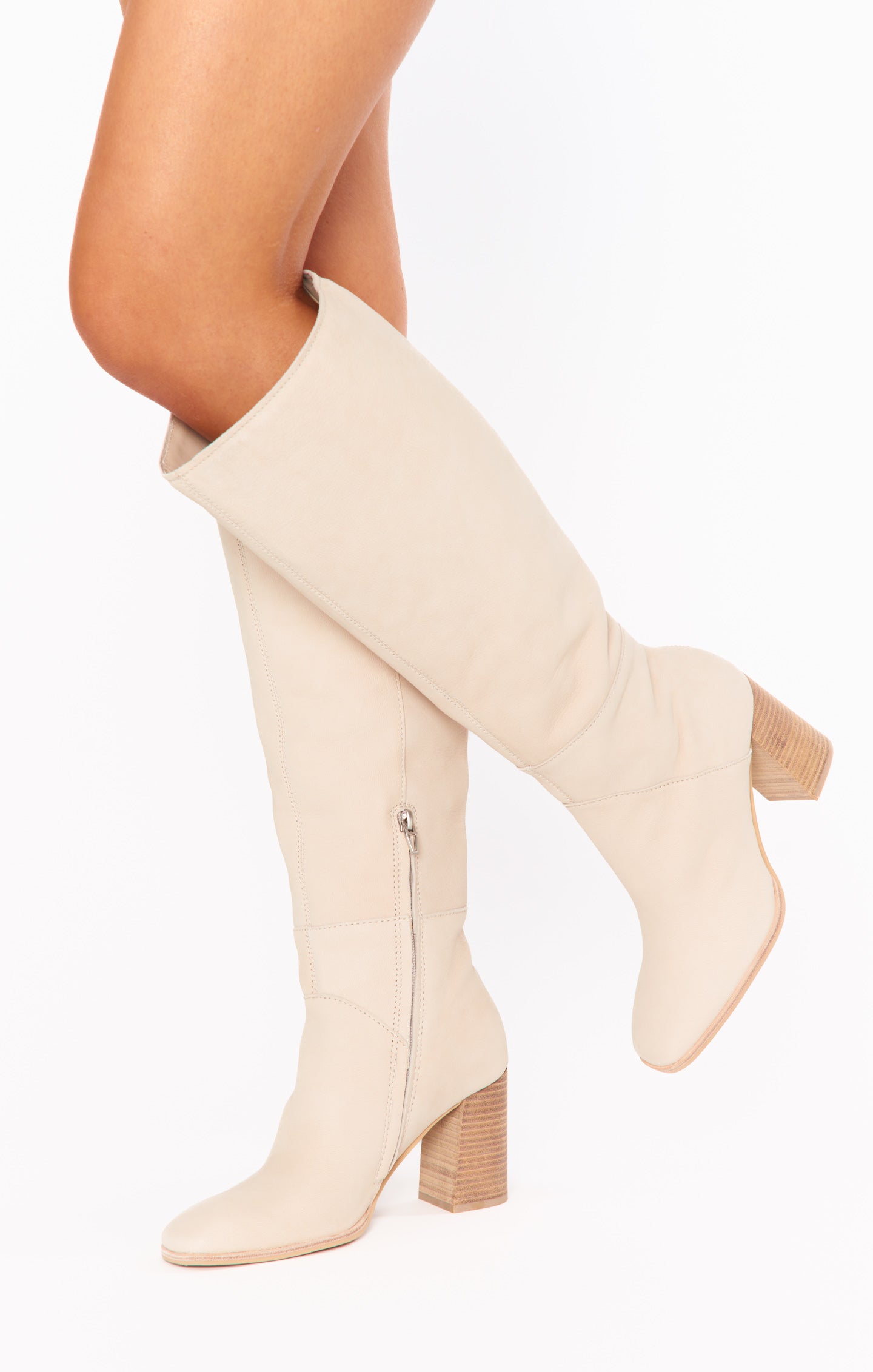 Dolce Vita Fynn Knee High Boot in Sand | Eco-Friendly Recycled Materials