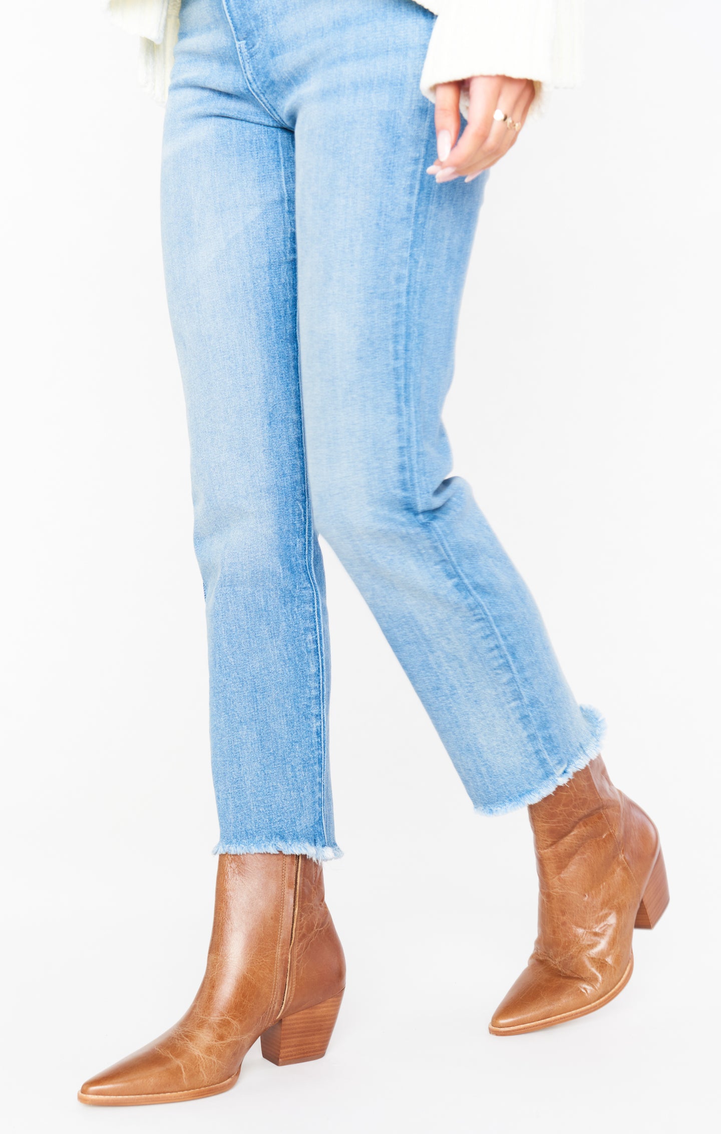 Matisse Vintage Tan Caty Leather Mid-Calf Boots