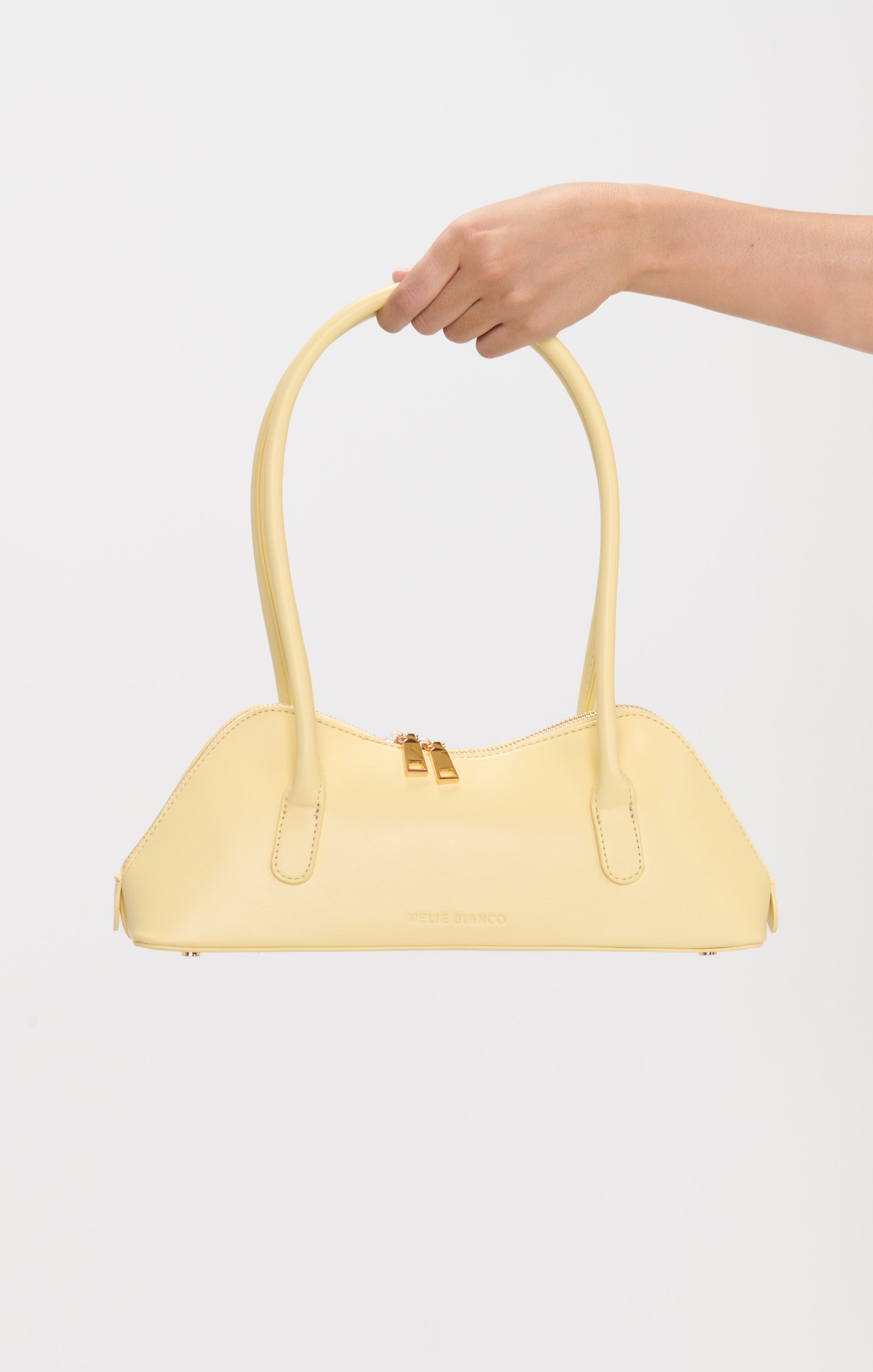 Melie Bianco Dakota Pale Yellow Shoulder Bag for Women