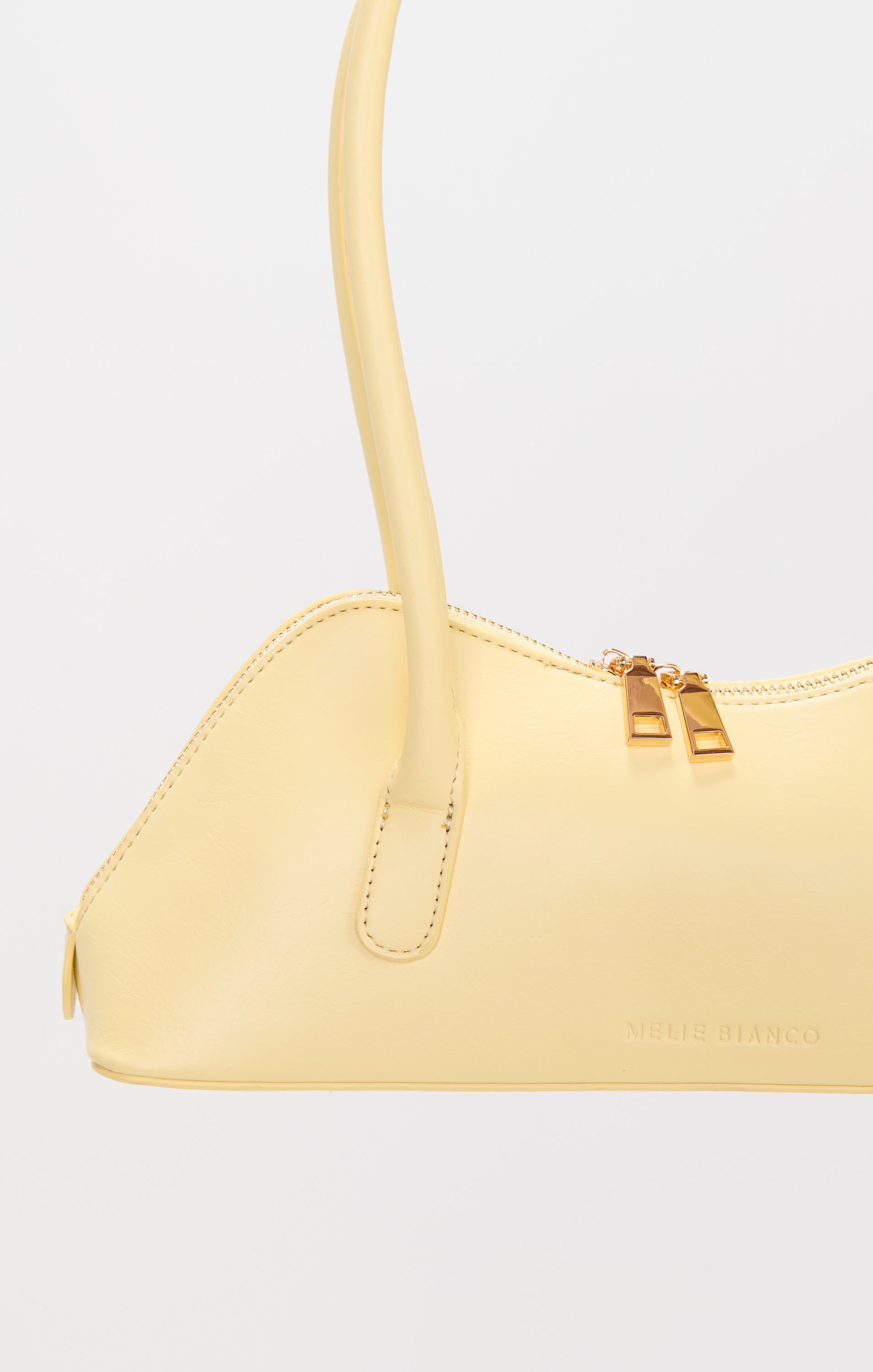 Melie Bianco Dakota Pale Yellow Shoulder Bag for Women