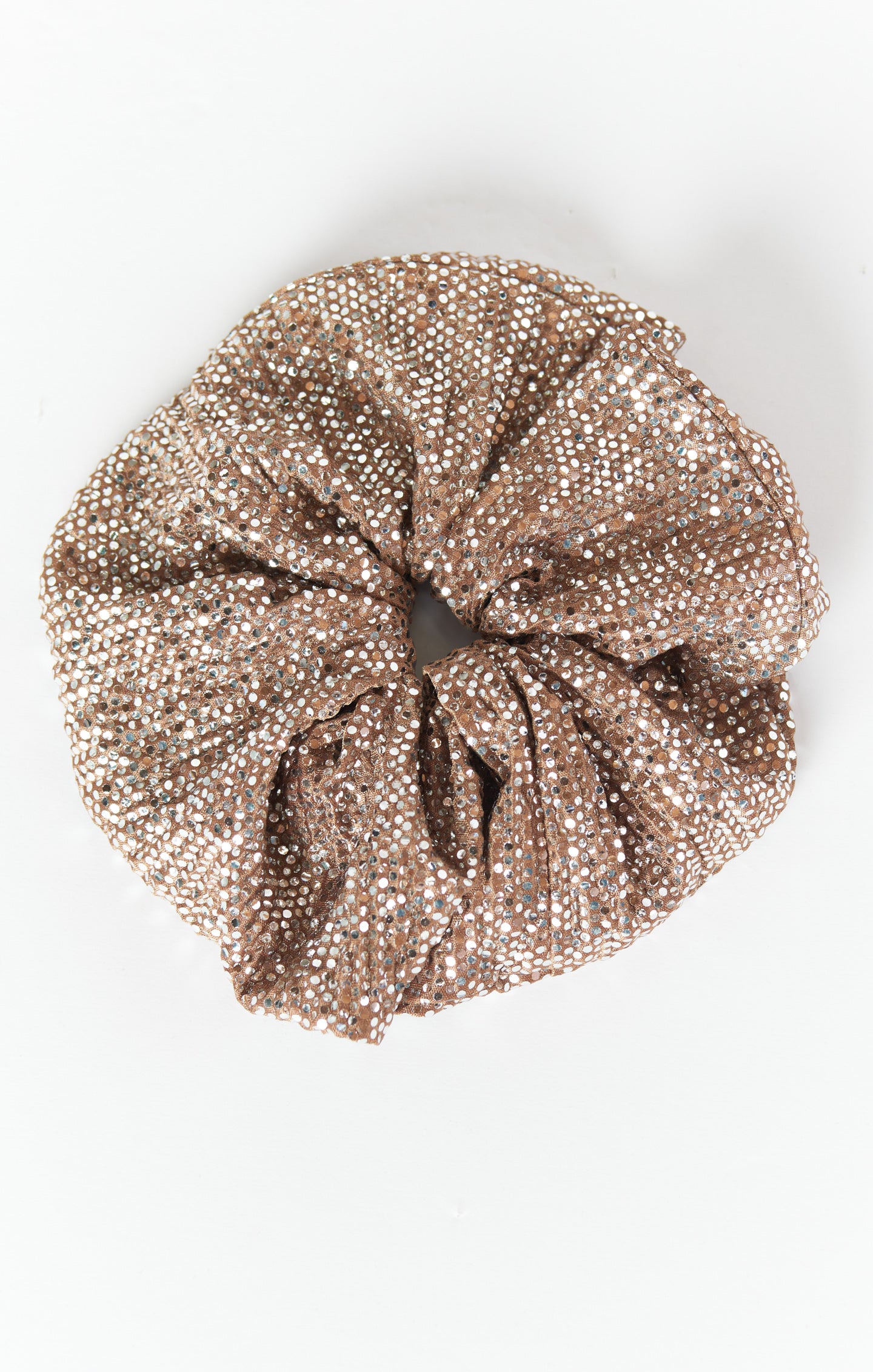 Heather McMahan Super Scrunchie - Silver Confetti Hair Accessory