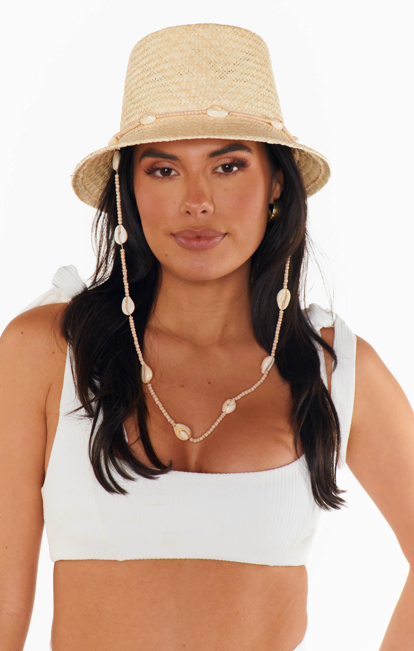 Lack of Color Natural Raffia Bucket Hat for Beach & Festival