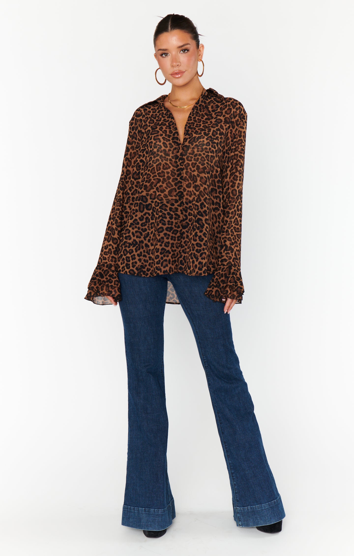 Carmela Leopard Print Blouse - Relaxed Fit Wild Side Top