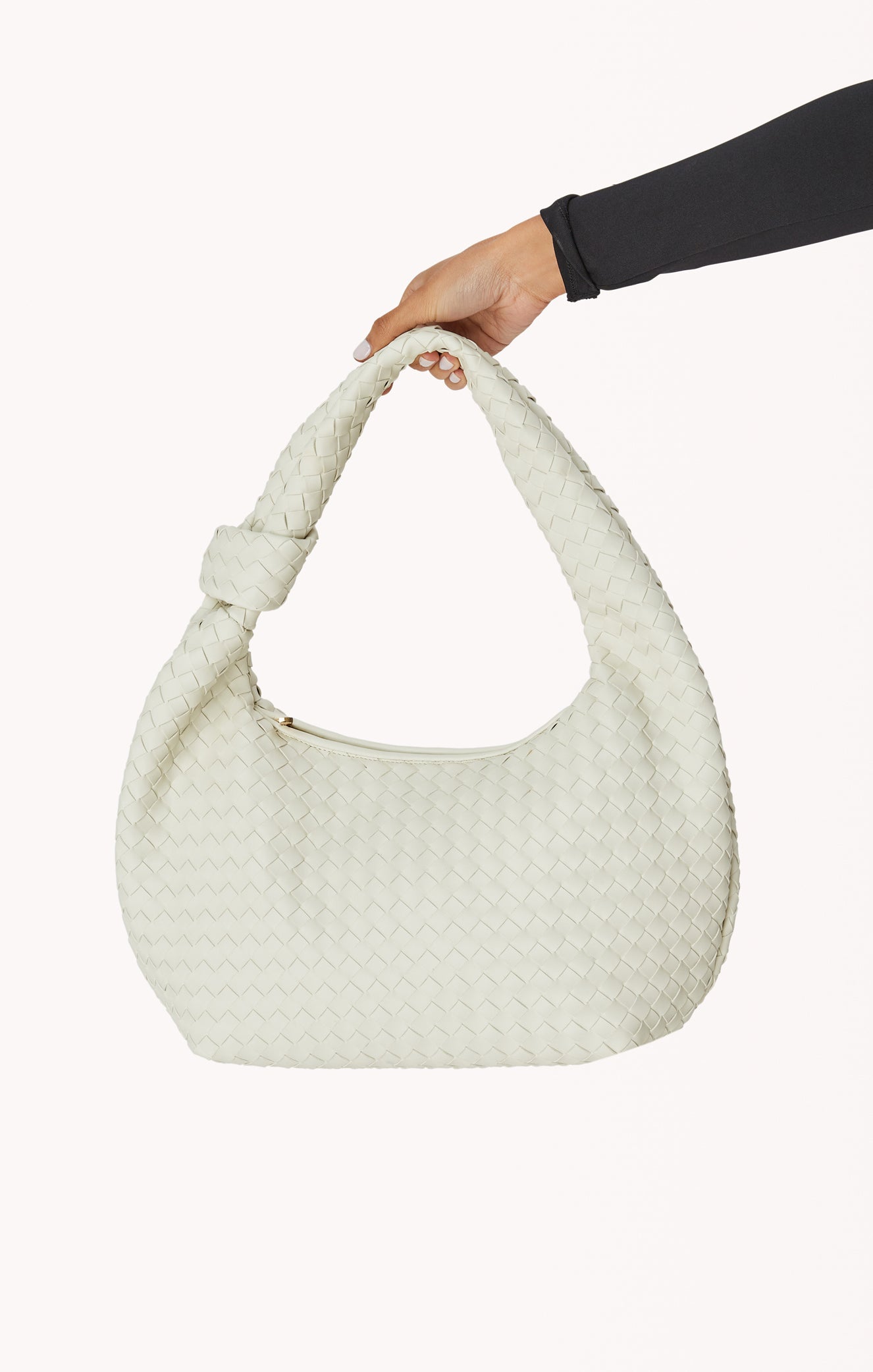 Billini Kenya Oversized Shoulder Bag in Bone - Chic Statement Handbag