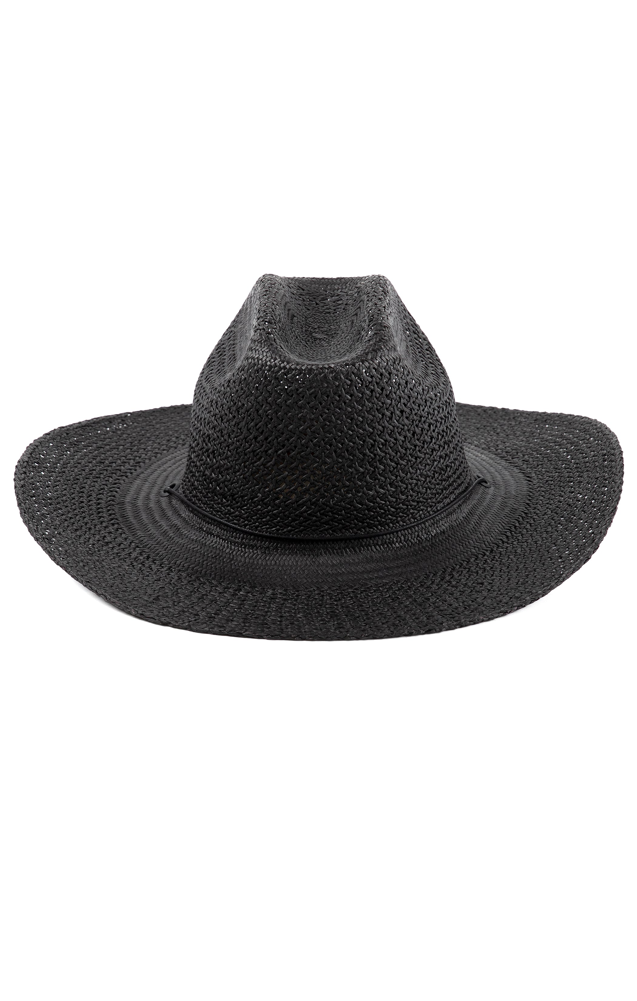 Lack of Color Black Outlaw Cowboy Hat - Handwoven Toquilla Straw