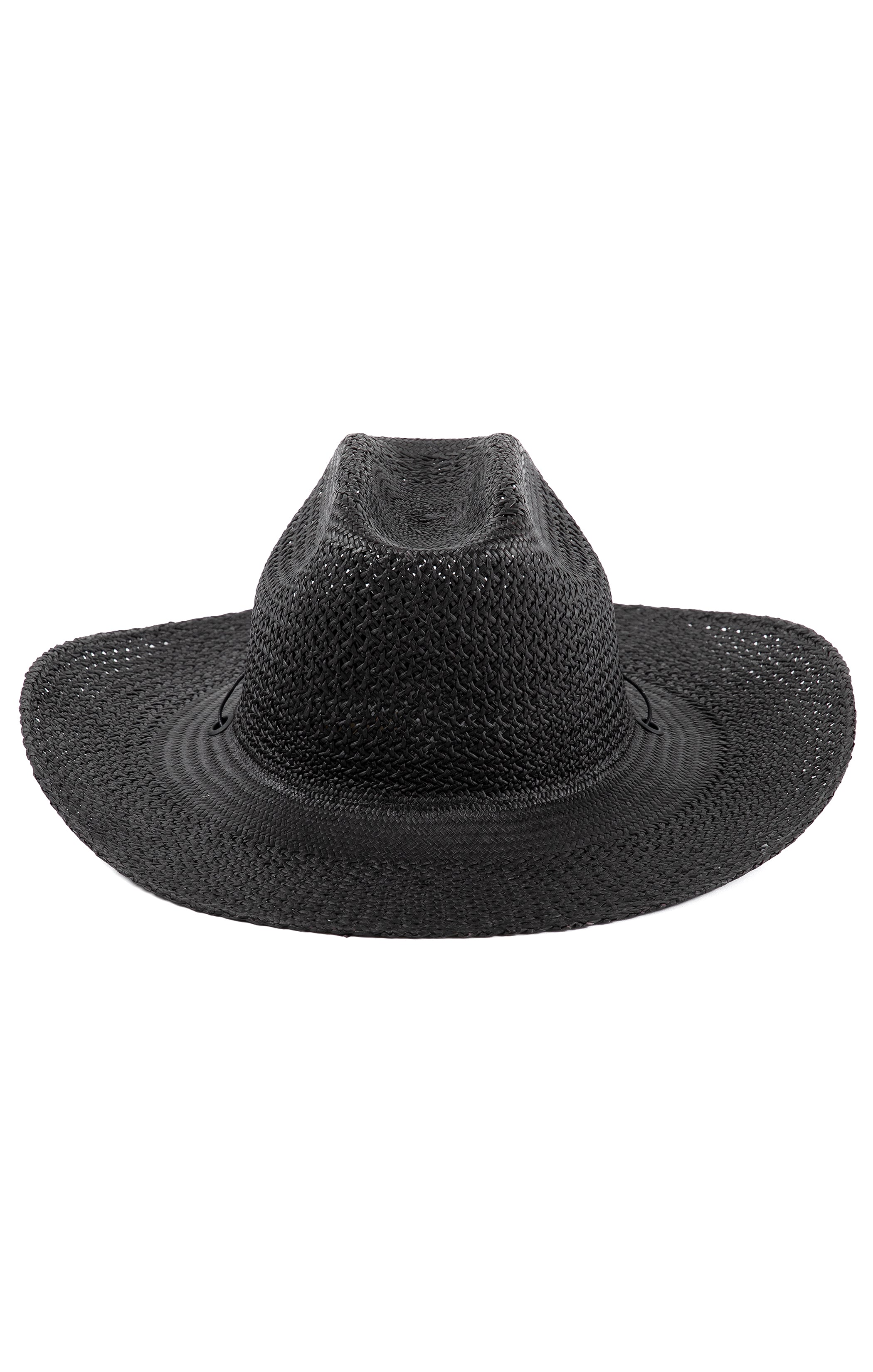 Lack of Color Black Outlaw Cowboy Hat - Handwoven Toquilla Straw