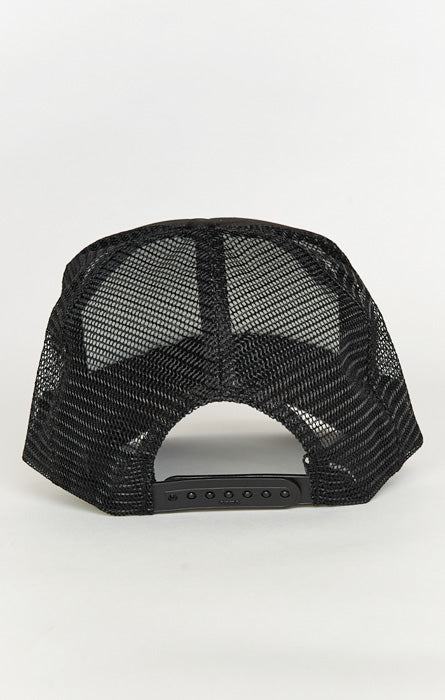 MUMU Black and White Trucker Hat for Men & Women
