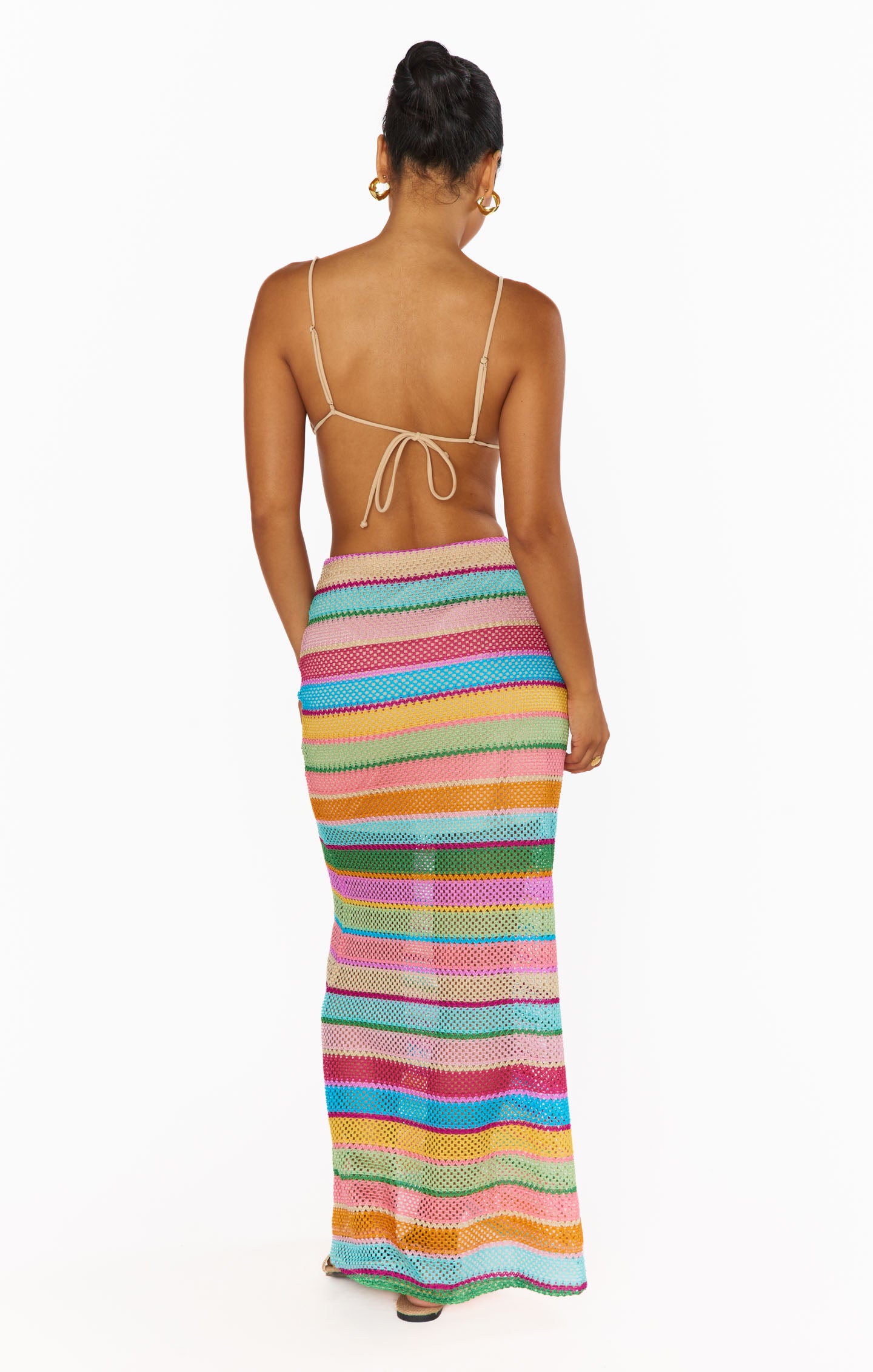 Crochet Maxi Skirt - Rainbow Beach Coverup | Saturday Skirt