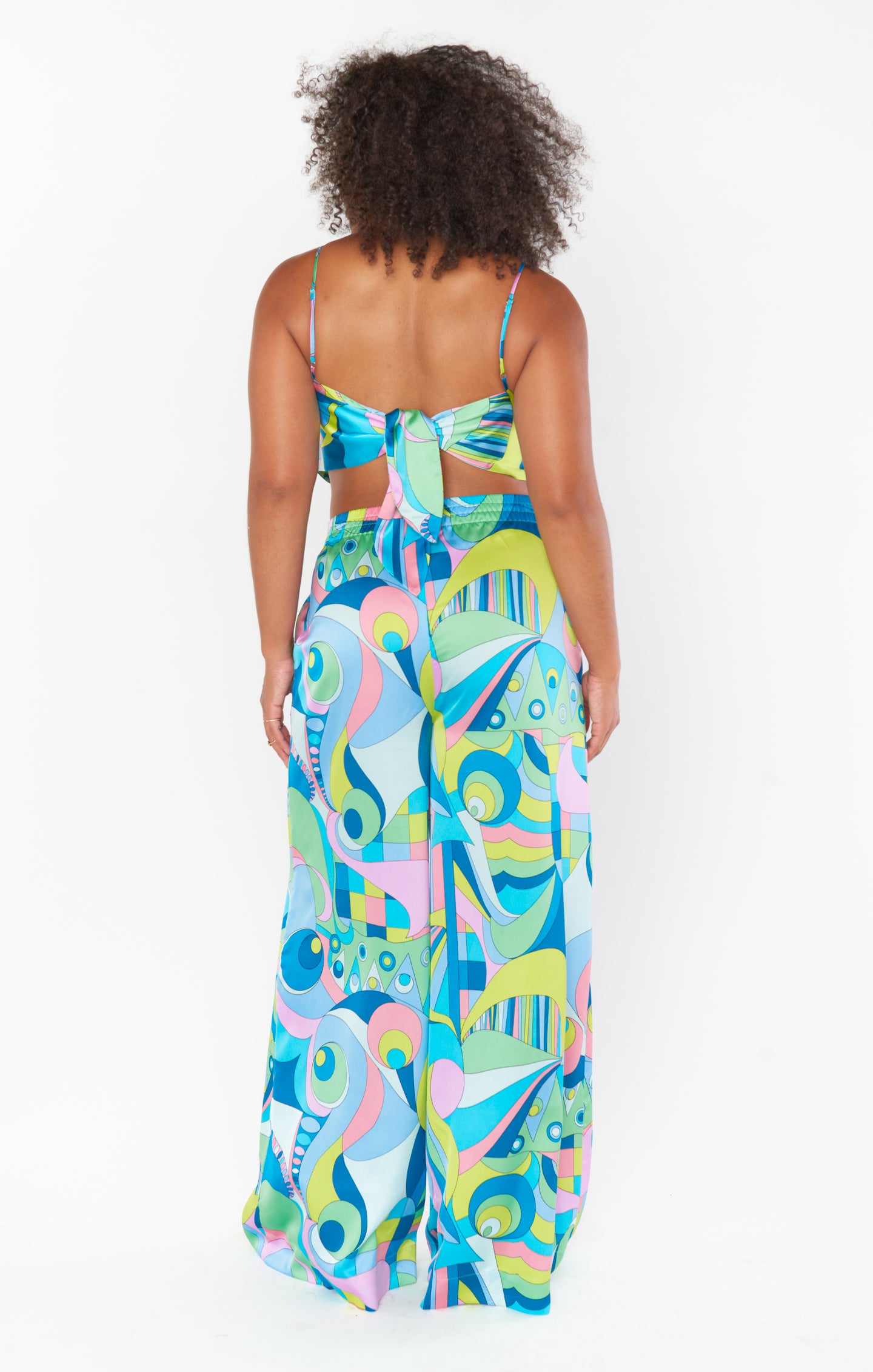 Irwin Satin Pants for Women - Elastic Waist Party & Date Night